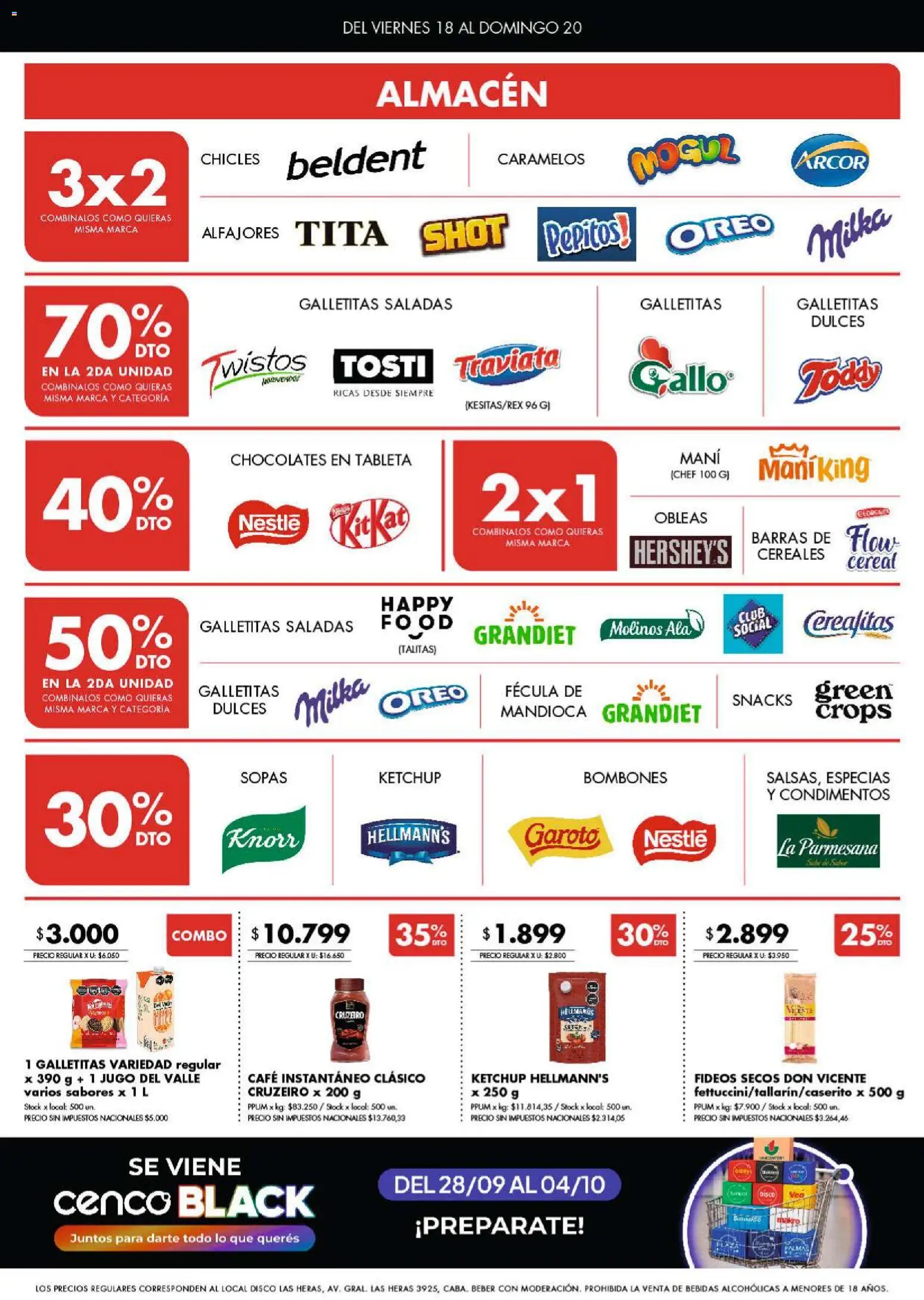 Disco - Ofertas | Córdoba │ válido desde el 18/09/2026 | Página: 2 | Productos: Especias, Galletitas, Mani, Cereales