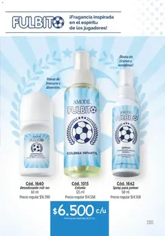 Vista previa Catálogo Amodil Campaña 15 válido desde el 26/08/2026 | Página: 101 | Productos: Loción, Desodorante