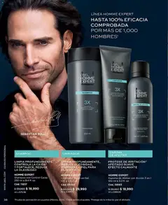 L'Bel catálogo C14 -  Vista previa de la revista de la tienda L'Bel valido desde el 17/08/2026 | Página: 38 | Productos: Limpiador facial, Espuma de afeitar, Carbón, Aloe vera