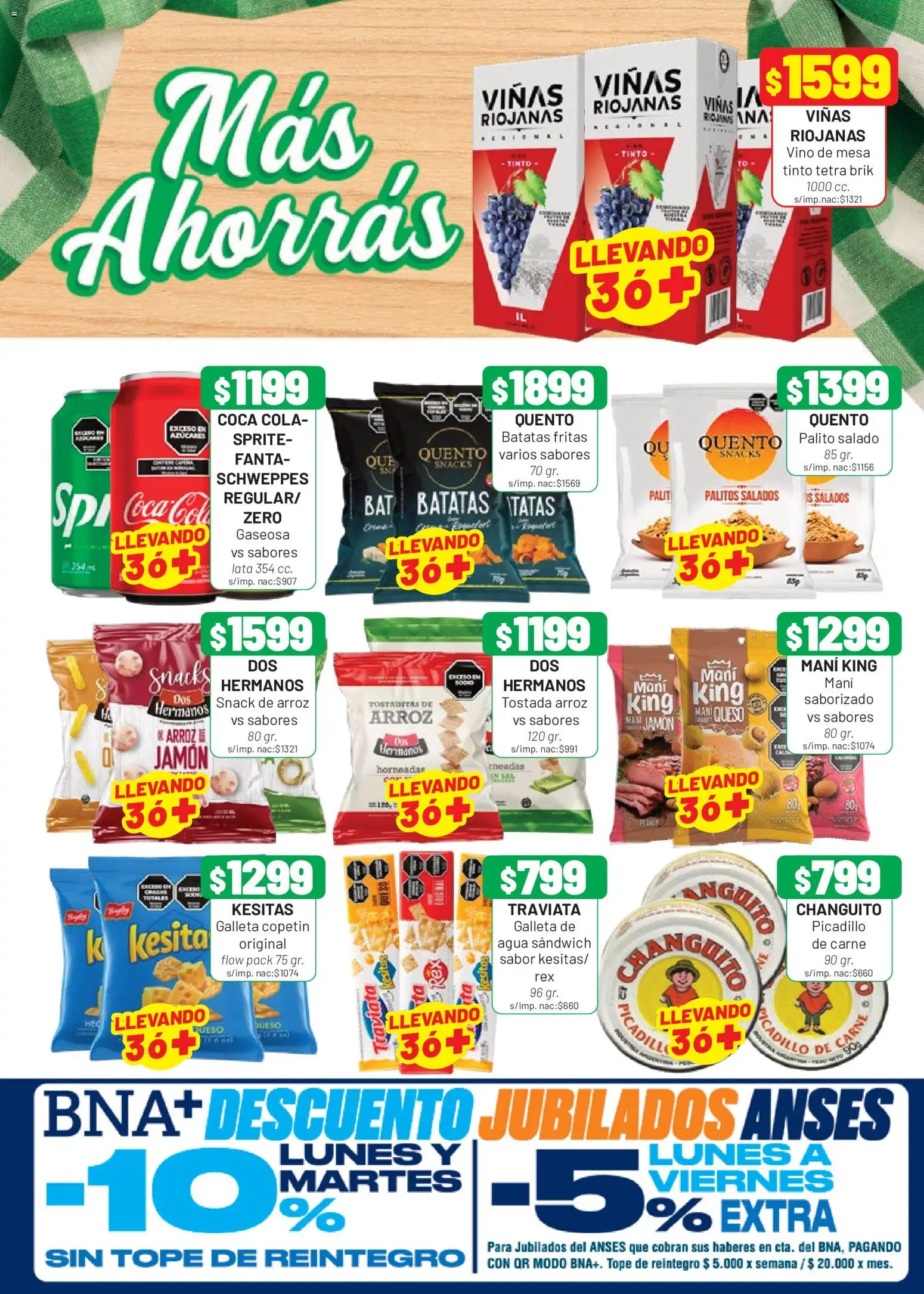 Almacor catálogo │ válido desde el 06/08/2026 | Página: 5 | Productos: Gaseosa, Vino, Arroz, Picadillo