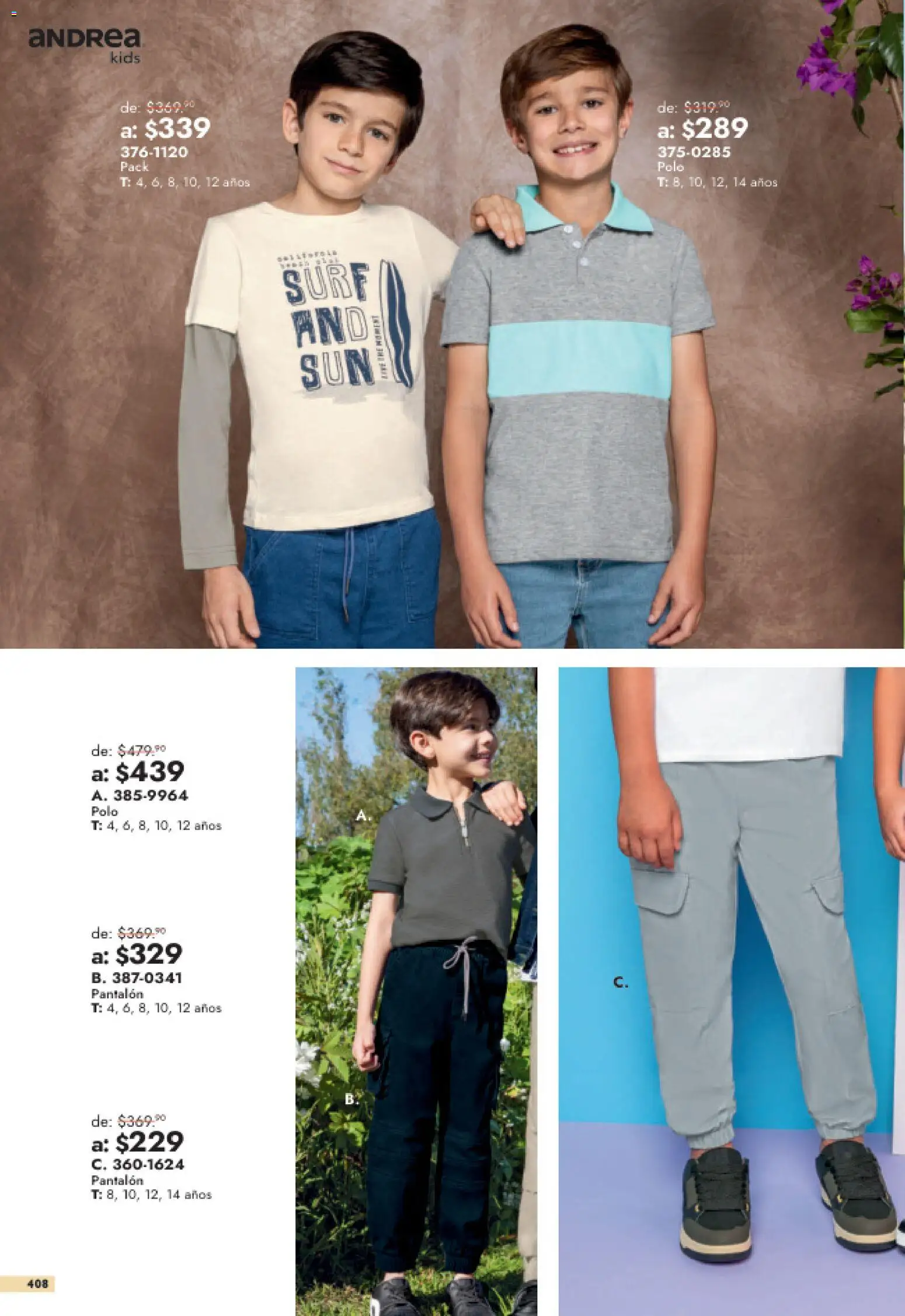 Nuevas ofertas de Andrea válidas en toda la República Mexicana desde el 26/07/2026. ¡Encuentra las mejores ofertas en Andrea catálogo Outlet! | Página: 408