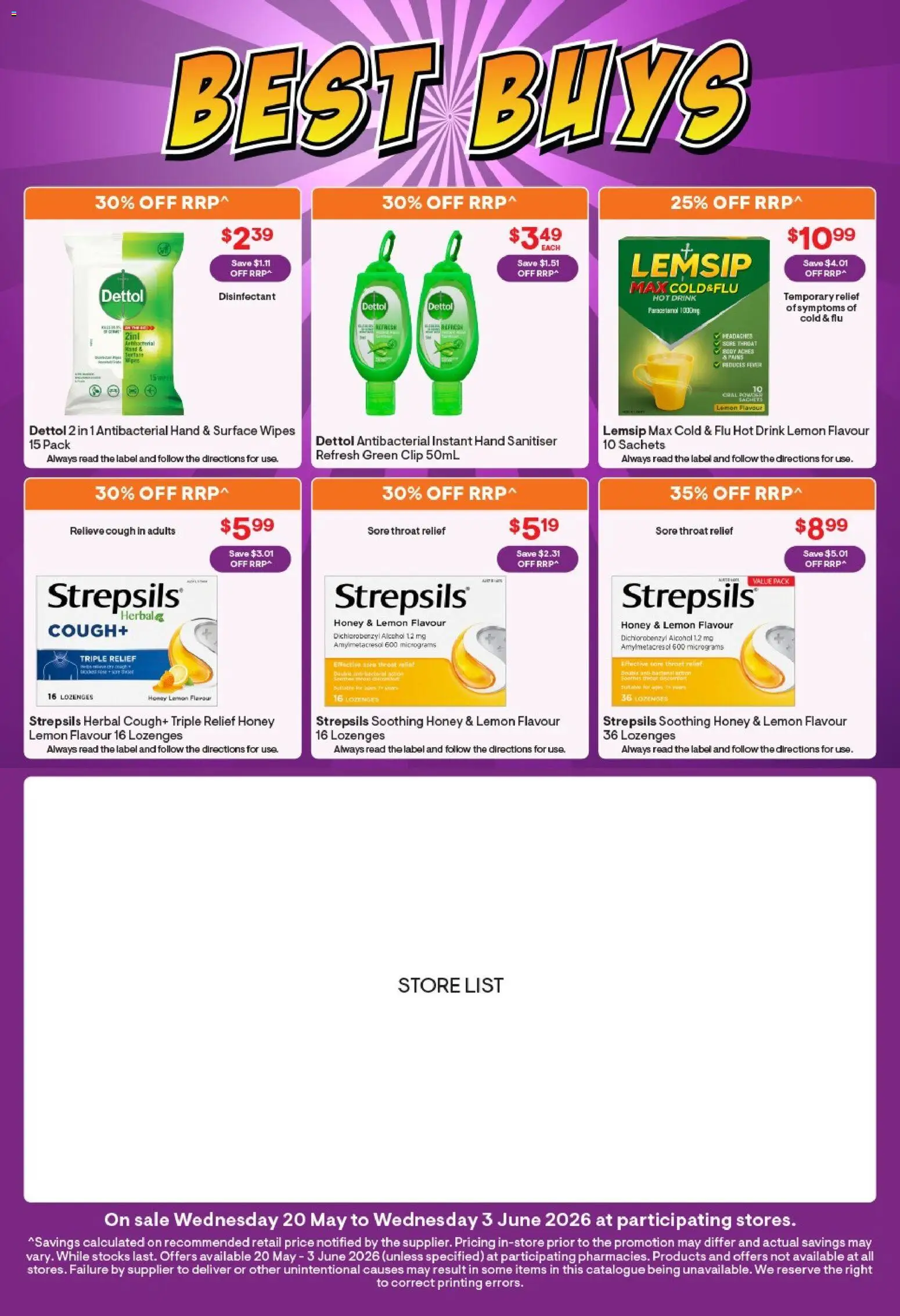 Discount Drug Stores catalogue - valid from 20.05.2026 | Page: 9 | Products: Honey, Lemon, Clip, Herbal