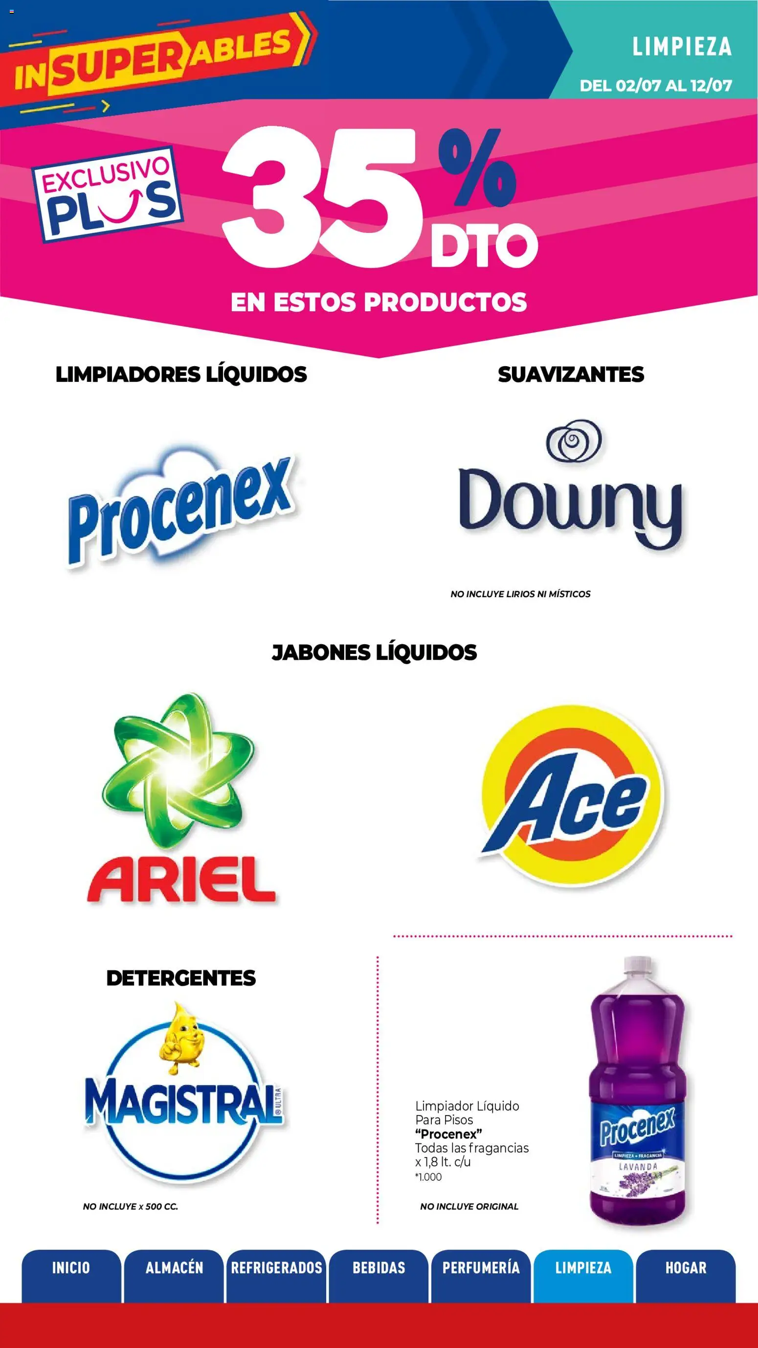 La Anonima catálogo │ válido desde el 02/07/2026 | Página: 35 | Productos: Fragancia, Limpiador