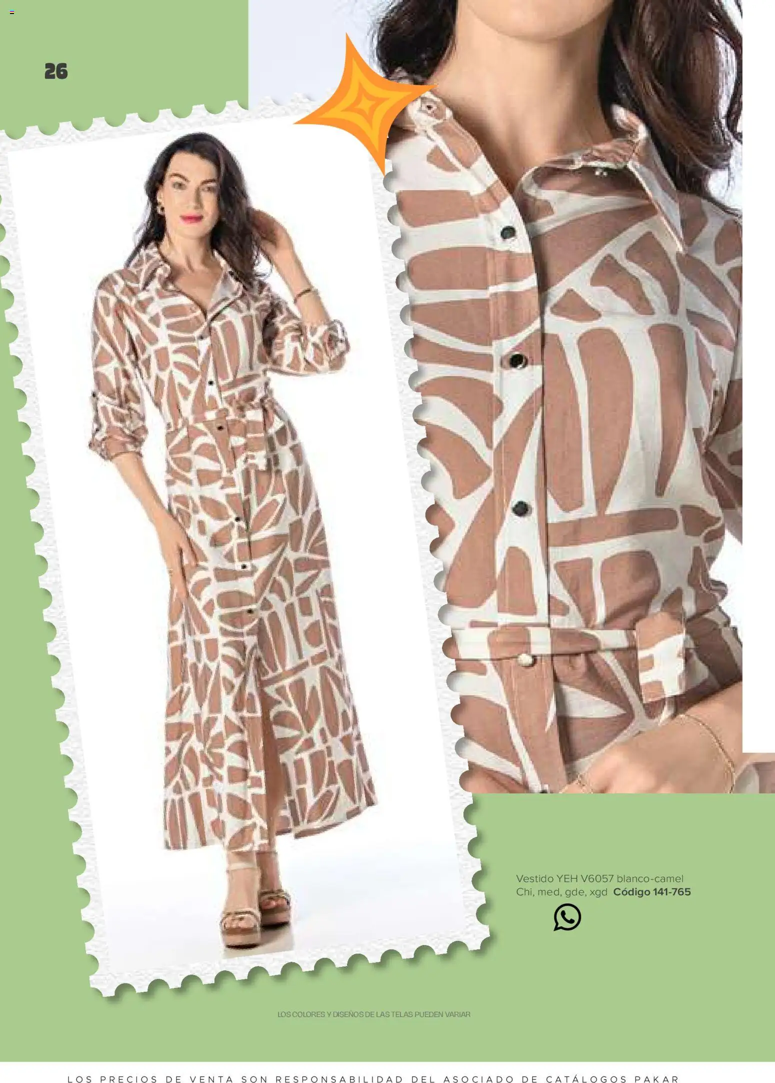 Nuevas ofertas de SC Pakar válidas en toda la República Mexicana desde el 30.01.2026. ¡Encuentra las mejores ofertas en SC Pakar catálogo Ropa! | Página: 26 | Productos: Vestido