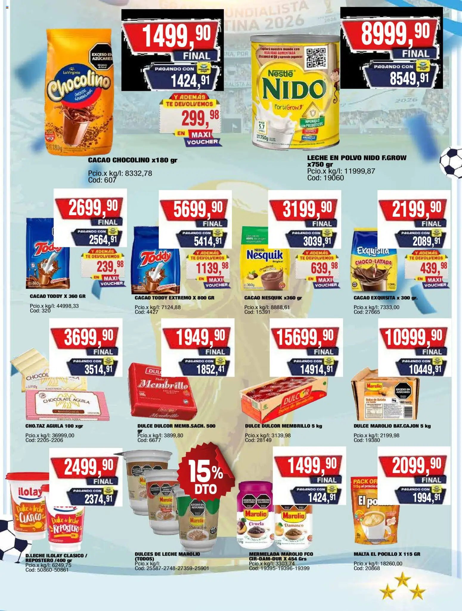 Maxiconsumo ofertas │ válido desde el 20/07/2026 | Página: 10 | Productos: Batata, Leche en polvo, Polvo, Té