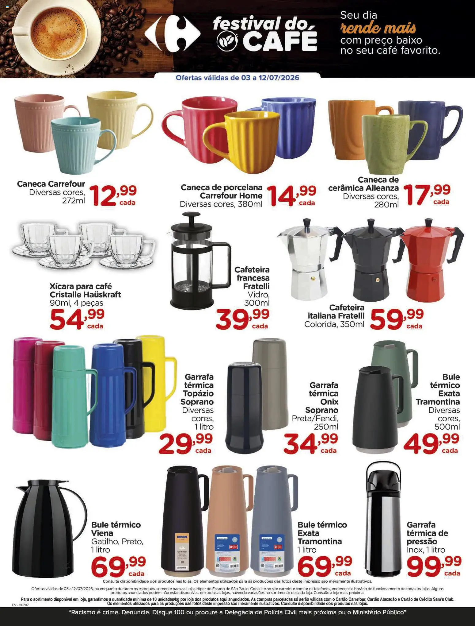 Carrefour Folheto - válido de 03/07/2026 | Página: 7 | Produtos: Hauskraft, Cafeteira, Café, Caneca