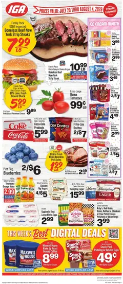 Preview of IGA weekly ads valid from 07/29/2026