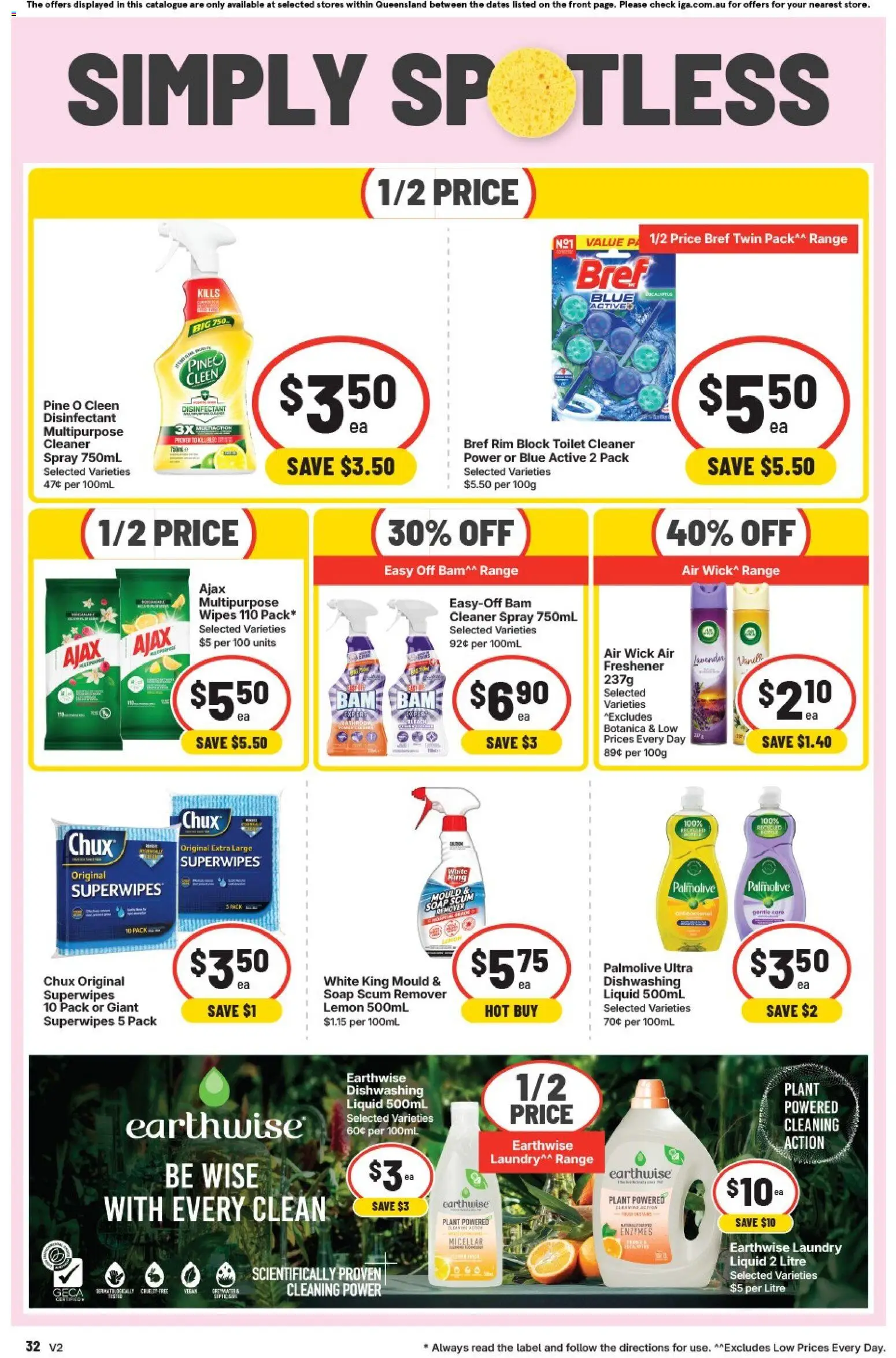 IGA catalogue - valid from 02/08/2026 | Page: 35 | Products: Soap, Laundry, Multipurpose, Air freshener