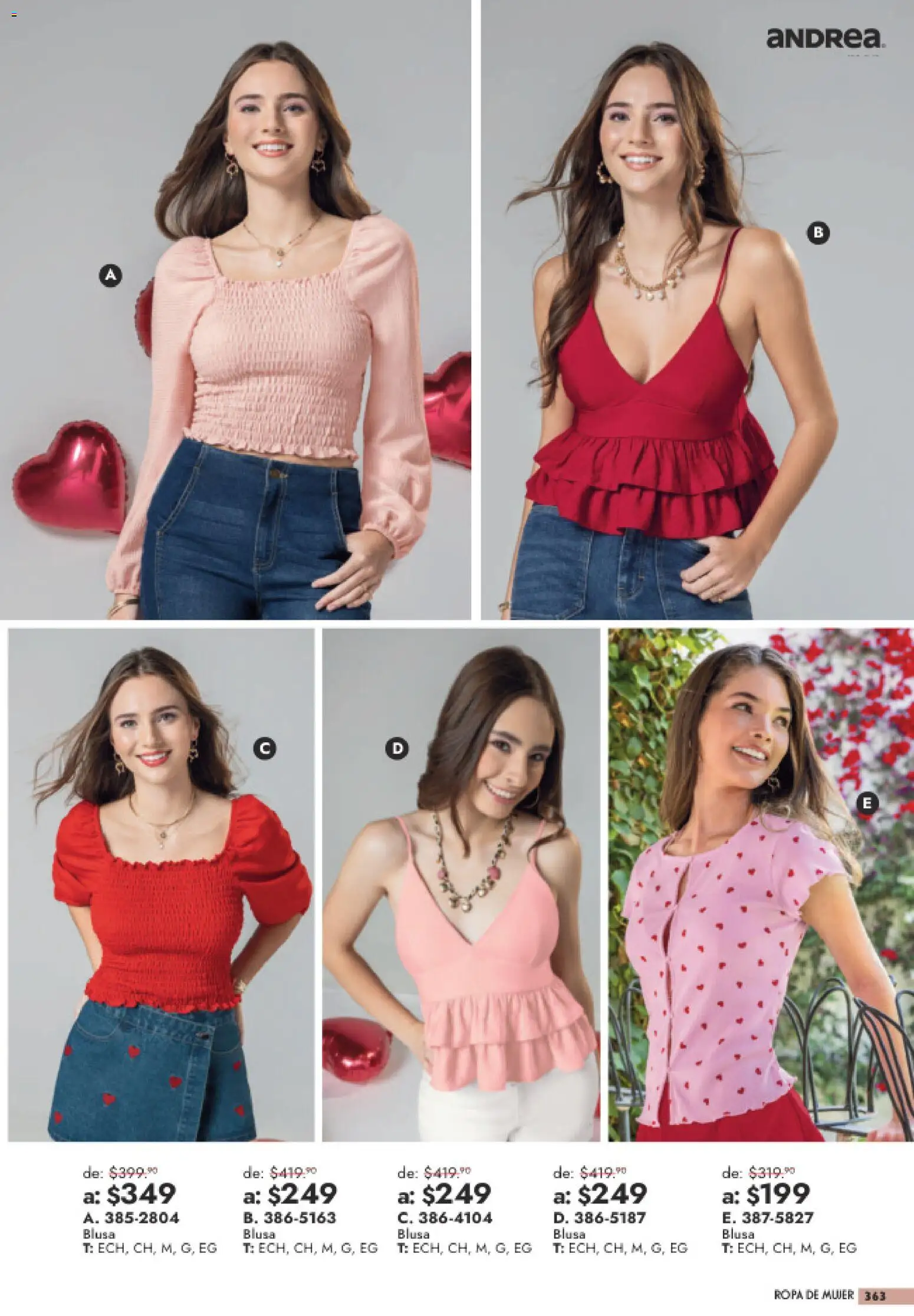 Nuevas ofertas de Andrea válidas en toda la República Mexicana desde el 26/07/2026. ¡Encuentra las mejores ofertas en Andrea catálogo Outlet! | Página: 363
