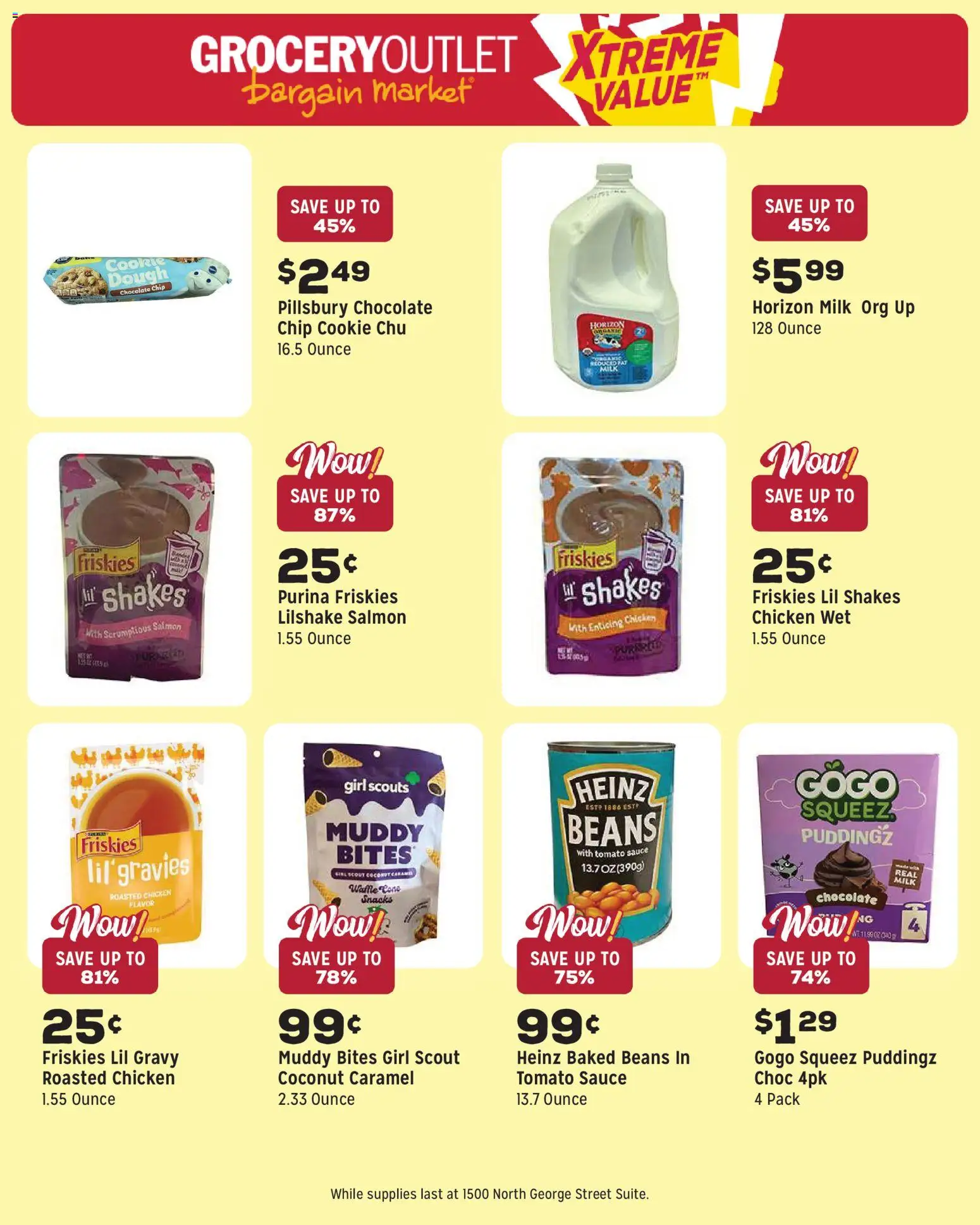 Grocery Outlet Weekly Ad - PA - valid from 20.05.2026 | Page: 11 | Products: Milk, Chocolate, Sauce, Chocolate Chip