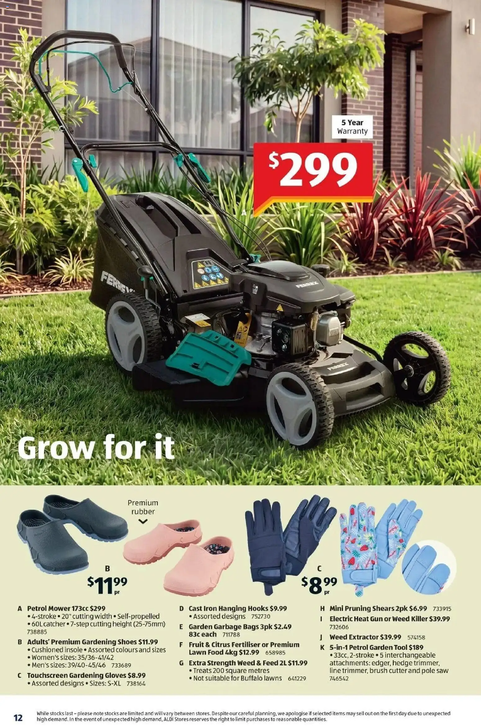 Aldi catalogue - valid from 07/10/2026 | Page: 12 | Products: Fruit, Gloves, Cutter, Citrus