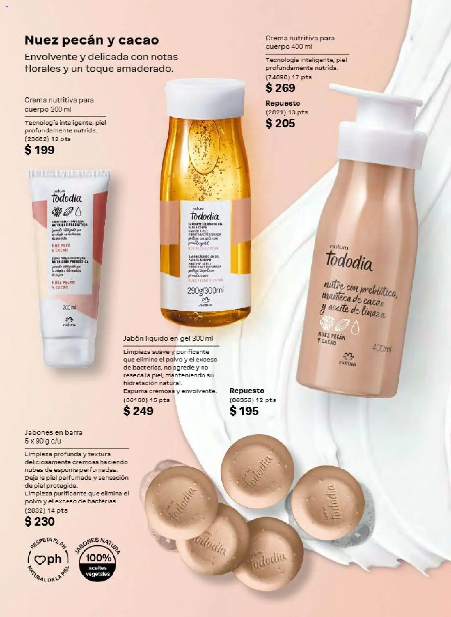 Nuevas ofertas de Natura válidas en toda la República Mexicana desde el 21/08/2026. ¡Encuentra las mejores ofertas en Natura campaña 13 2026! | Página: 112 | Productos: Crema, Aceite, Cacao, Jabón