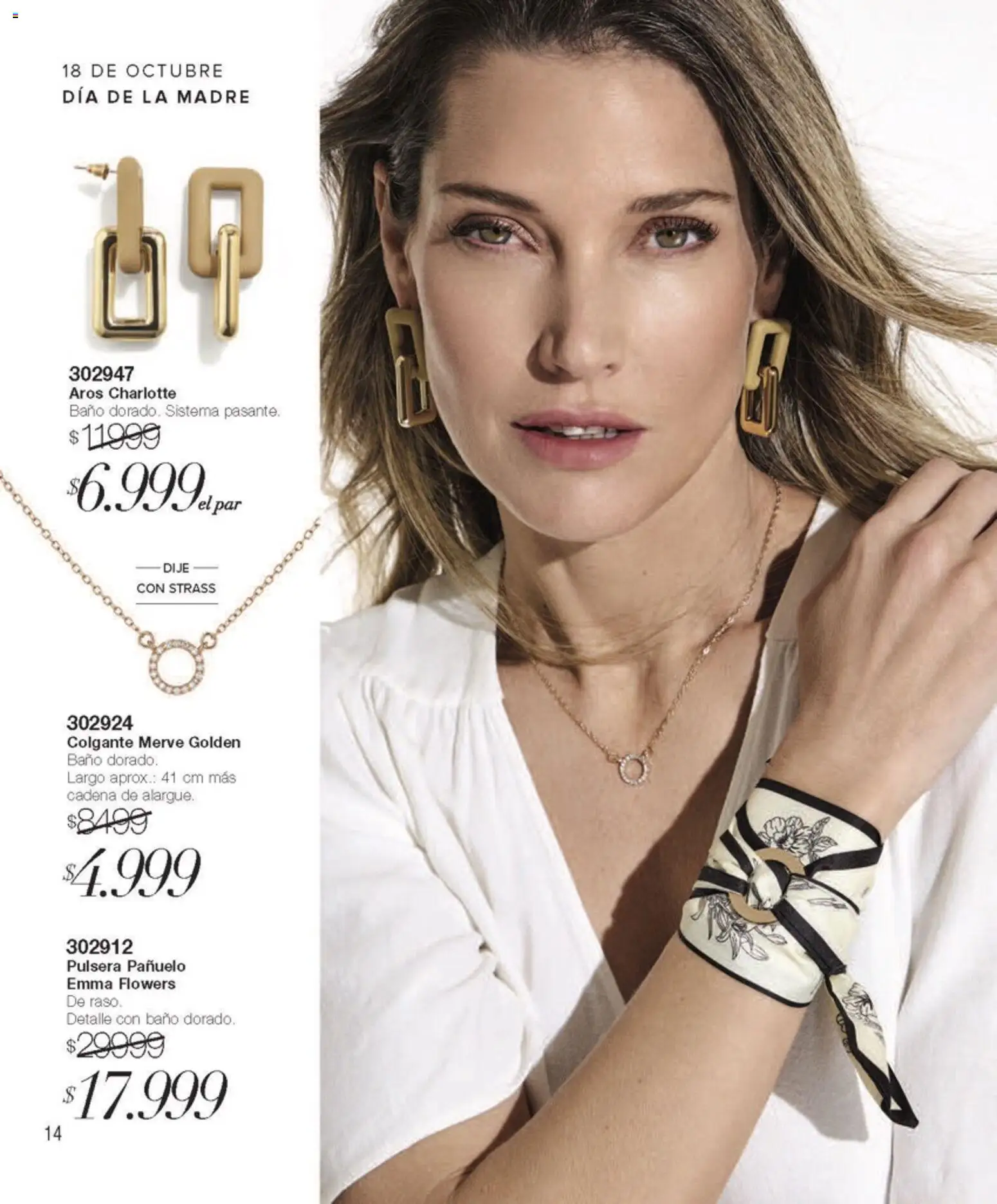 Violetta catálogo │ válido desde el 18/09/2026 | Página: 15 | Productos: Aros, Pañuelo, Dije, Baño