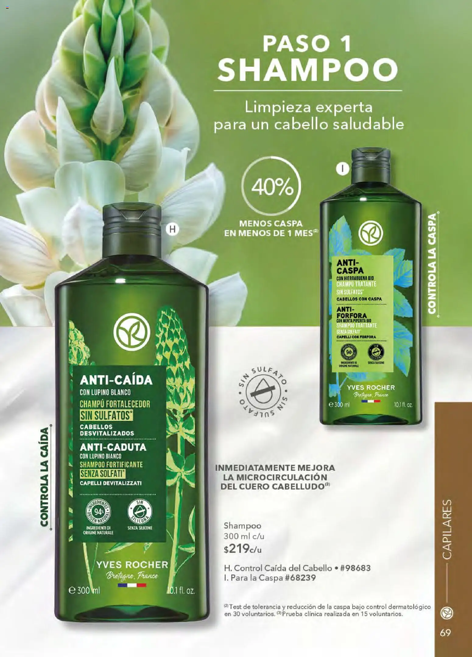 Nuevas ofertas de Yves Rocher válidas en toda la República Mexicana desde el 21.04.2026. ¡Encuentra las mejores ofertas en Yves Rocher campaña 6 2026! | Página: 71 | Productos: Champú
