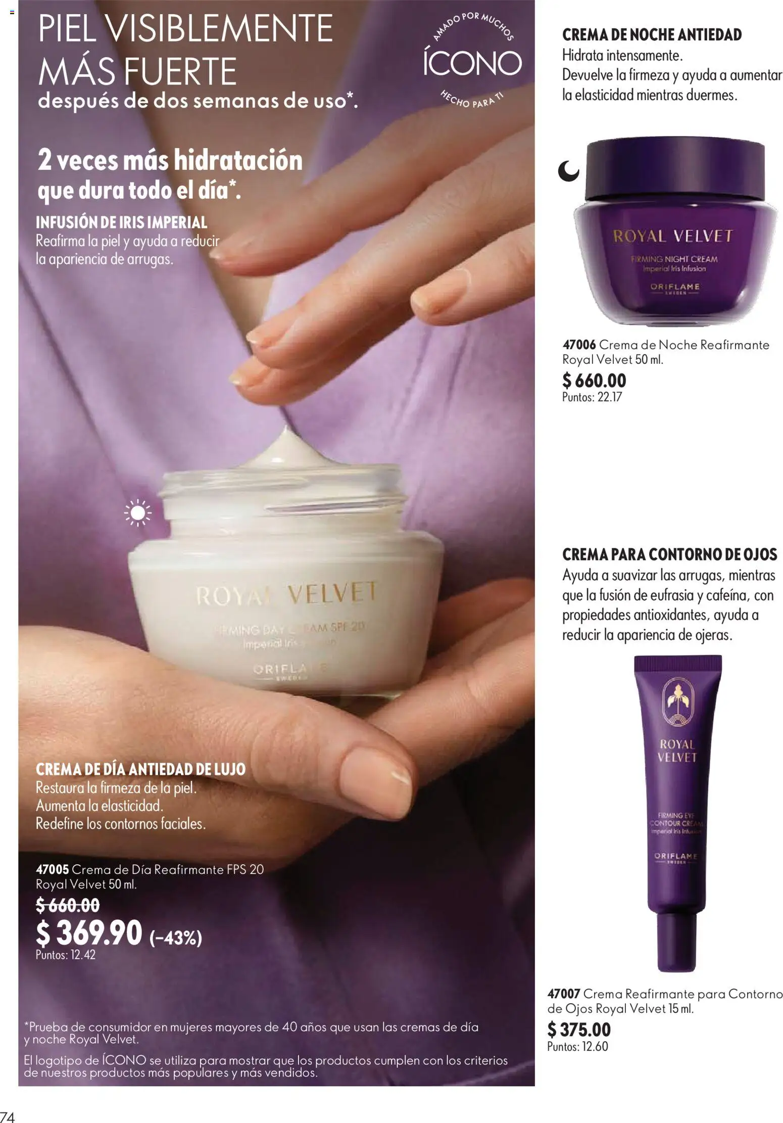 Nuevas ofertas de Oriflame válidas en toda la República Mexicana desde el 24/10/2026. ¡Encuentra las mejores ofertas en Oriflame Buen Mes! | Página: 74