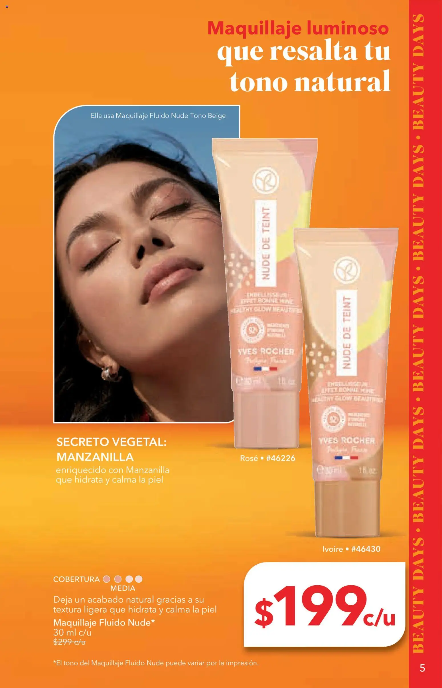 Nuevas ofertas de Yves Rocher válidas en toda la República Mexicana desde el 14/07/2026. ¡Encuentra las mejores ofertas en Yves Rocher campaña 10 2026! | Página: 5 | Productos: Maquillaje