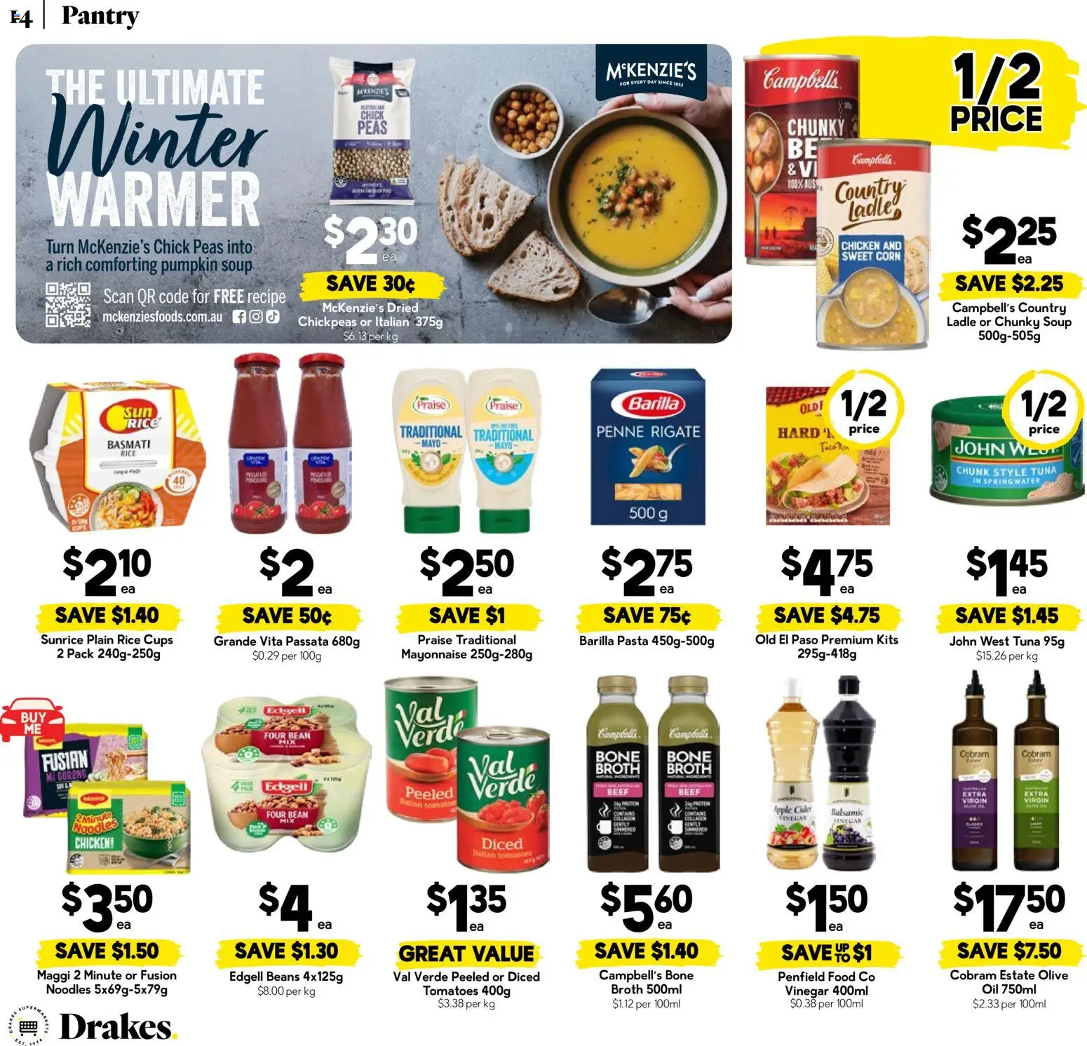 Drakes catalogue - valid from 13.05.2026 | Page: 14 | Products: Chicken, Tomatoes, Beef, Pasta