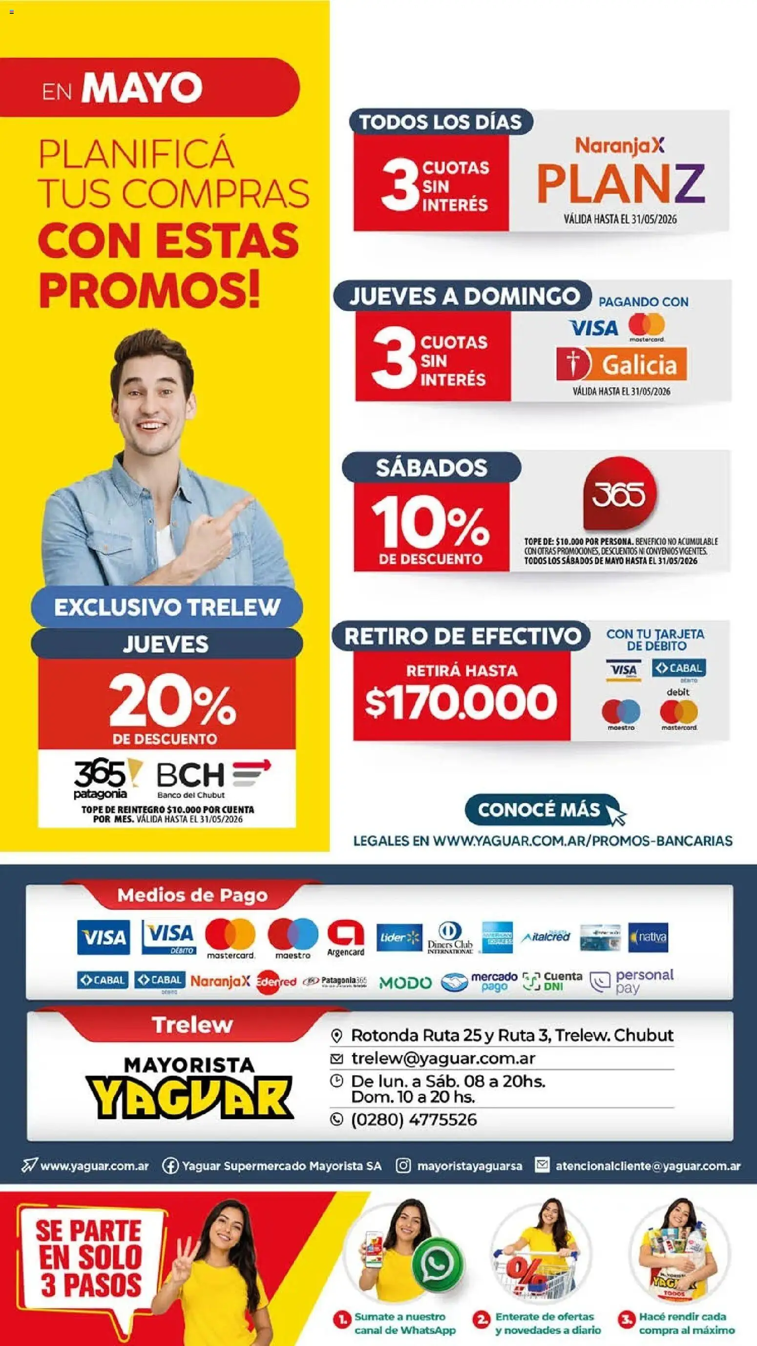 Yaguar - Oferta Semanal Trelew │ válido desde el 18.05.2026 | Página: 19 | Productos: Banco