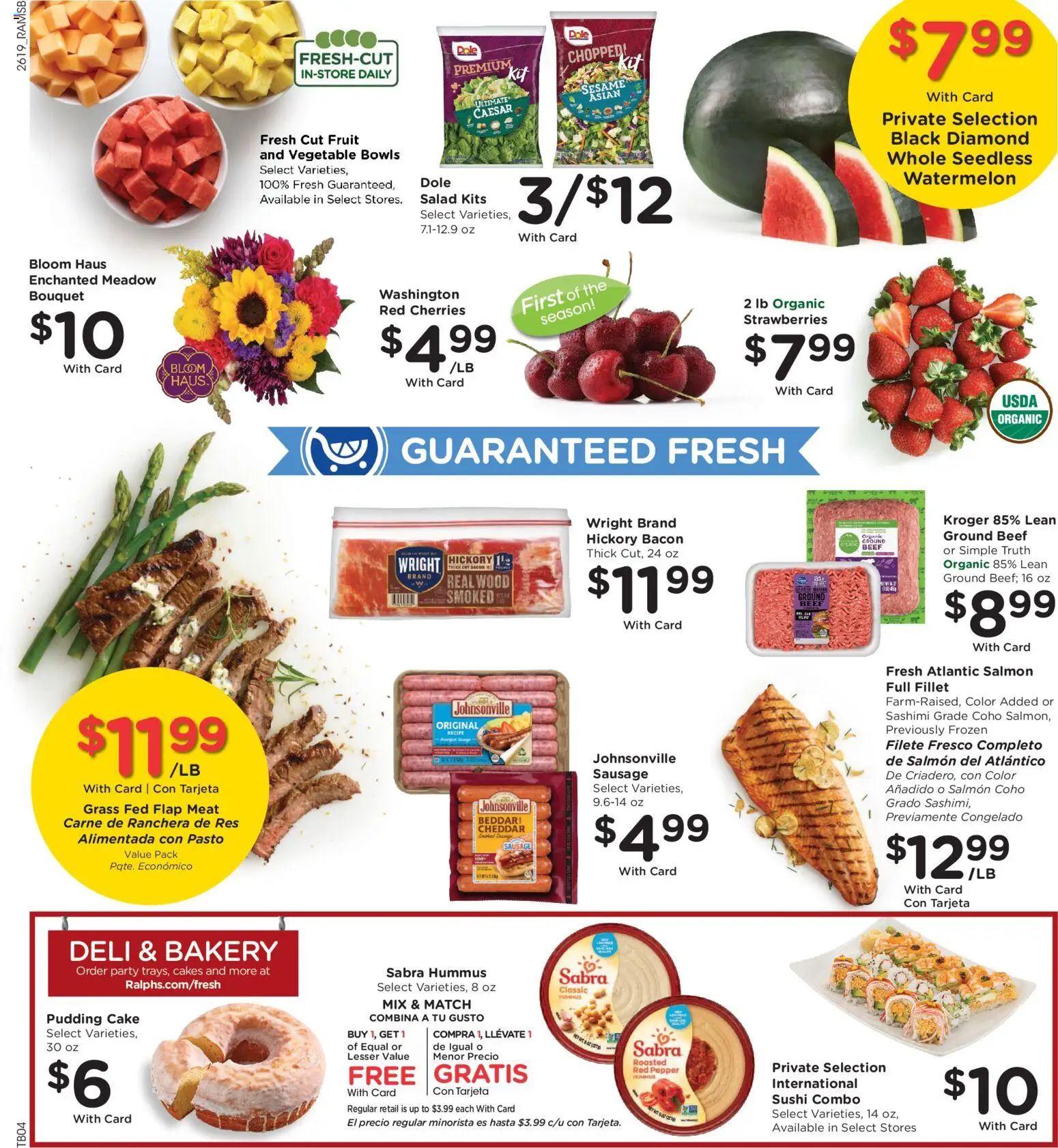 Ralphs Weekly Ad - valid from 10.06.2026 | Page: 11 | Products: Bakery, Cherries, Pepper, Sausage