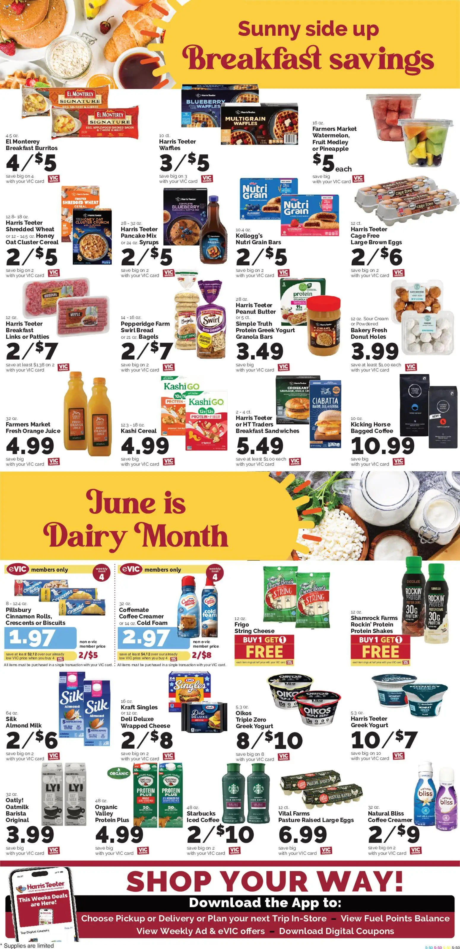 Harris Teeter Weekly Ad - valid from 27.05.2026 | Page: 10 | Products: Butter, Coffee, Cream, Case
