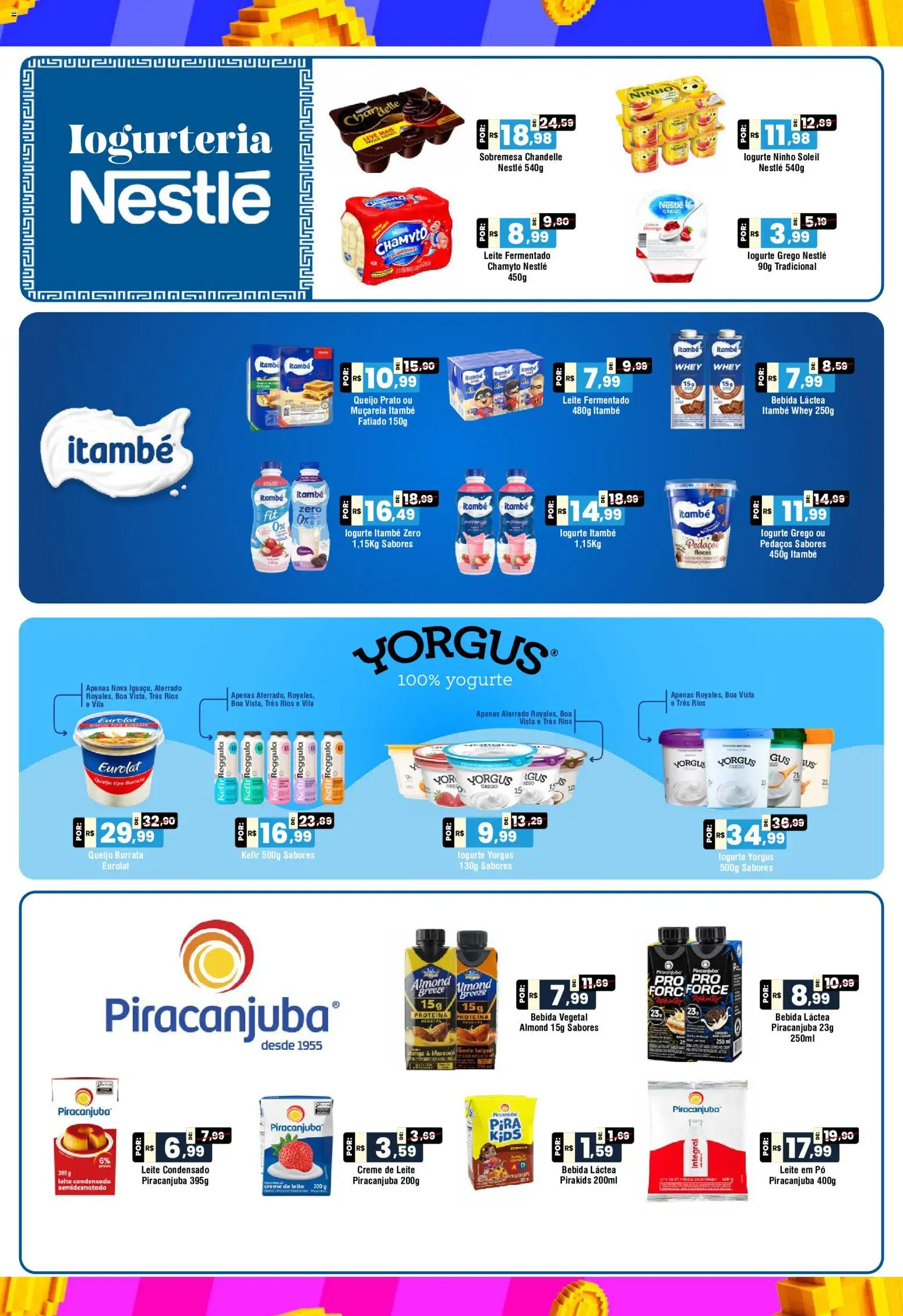 Royal Supermercados Folheto - válido de 21/09/2026 | Página: 6 | Produtos: Queijo burrata, Kefir, Bebida, Leite em pó