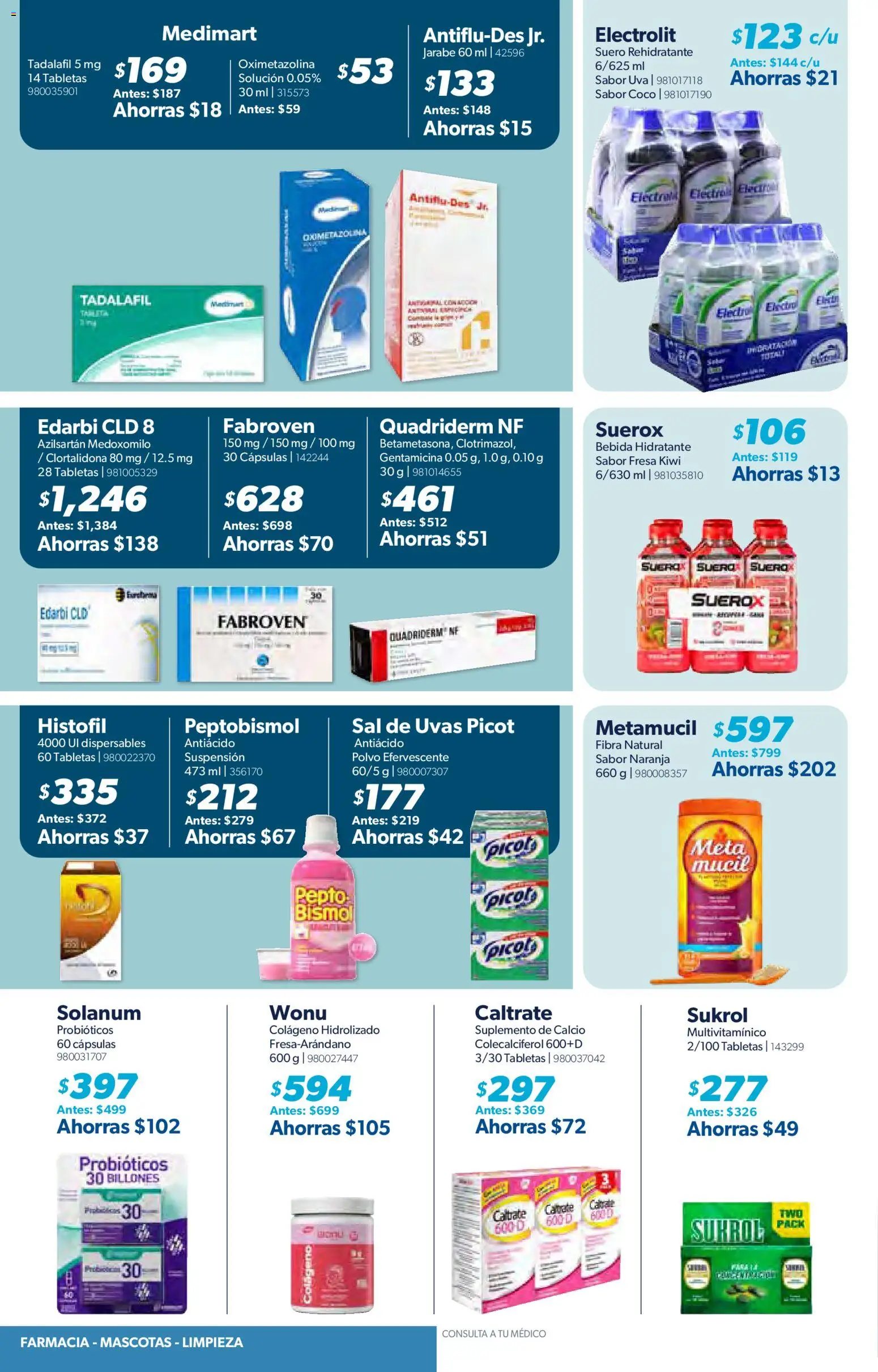 Nuevas ofertas de Sam's Club válidas en toda la República Mexicana desde el 01.04.2026. ¡Encuentra las mejores ofertas en Sam's Club catálogo! | Página: 20 | Productos: Sal, Uva, Antiácido, Polvo