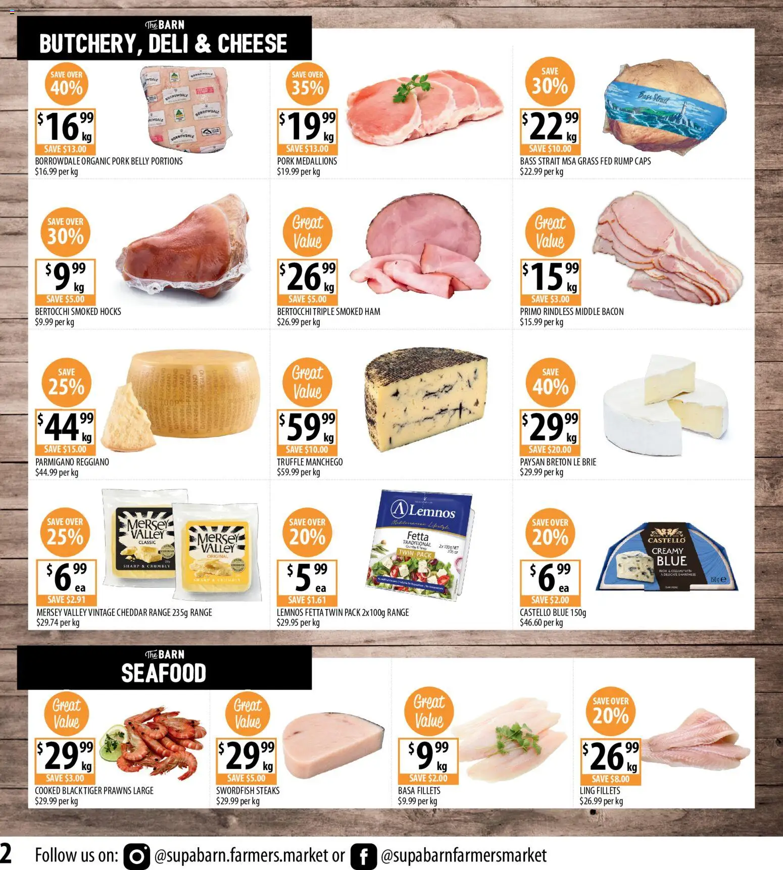 Supabarn catalogue - valid from 02/09/2026 | Page: 2 | Products: Grass, Cheese, Ham, Pork belly