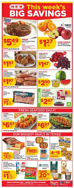 Preview of H-E-B weekly ads valid from 08/19/2026