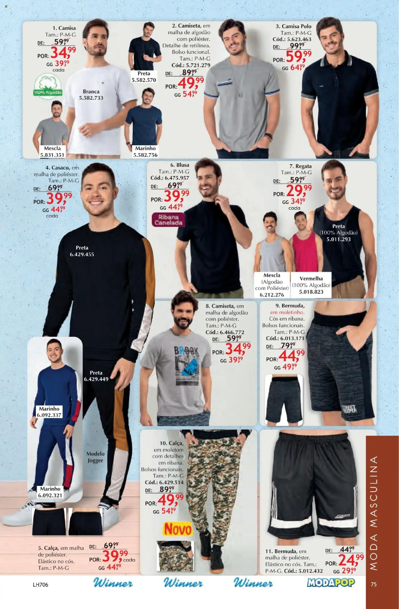Quatro Estações Folheto - válido de 01/10/2026 | Página: 77 | Produtos: Moletom, Regata, Blusa, Algodão