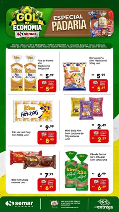 Semar Supermercado ofertas Padaria - Pré-Visualização do folheto da loja Semar Supermercado, válido de 30/06/2026