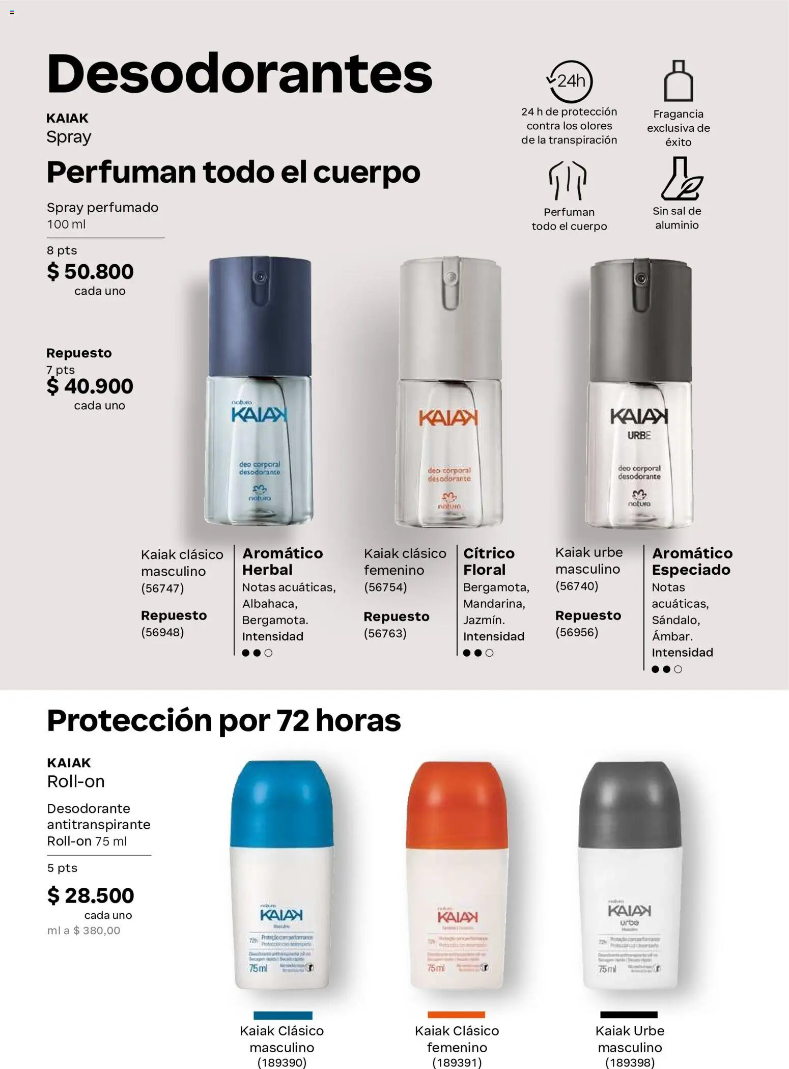 Natura revista - valida desde el 11.06.2026 | Página: 123 | Productos: Sal, Fragancia, Desodorante, Antitranspirante