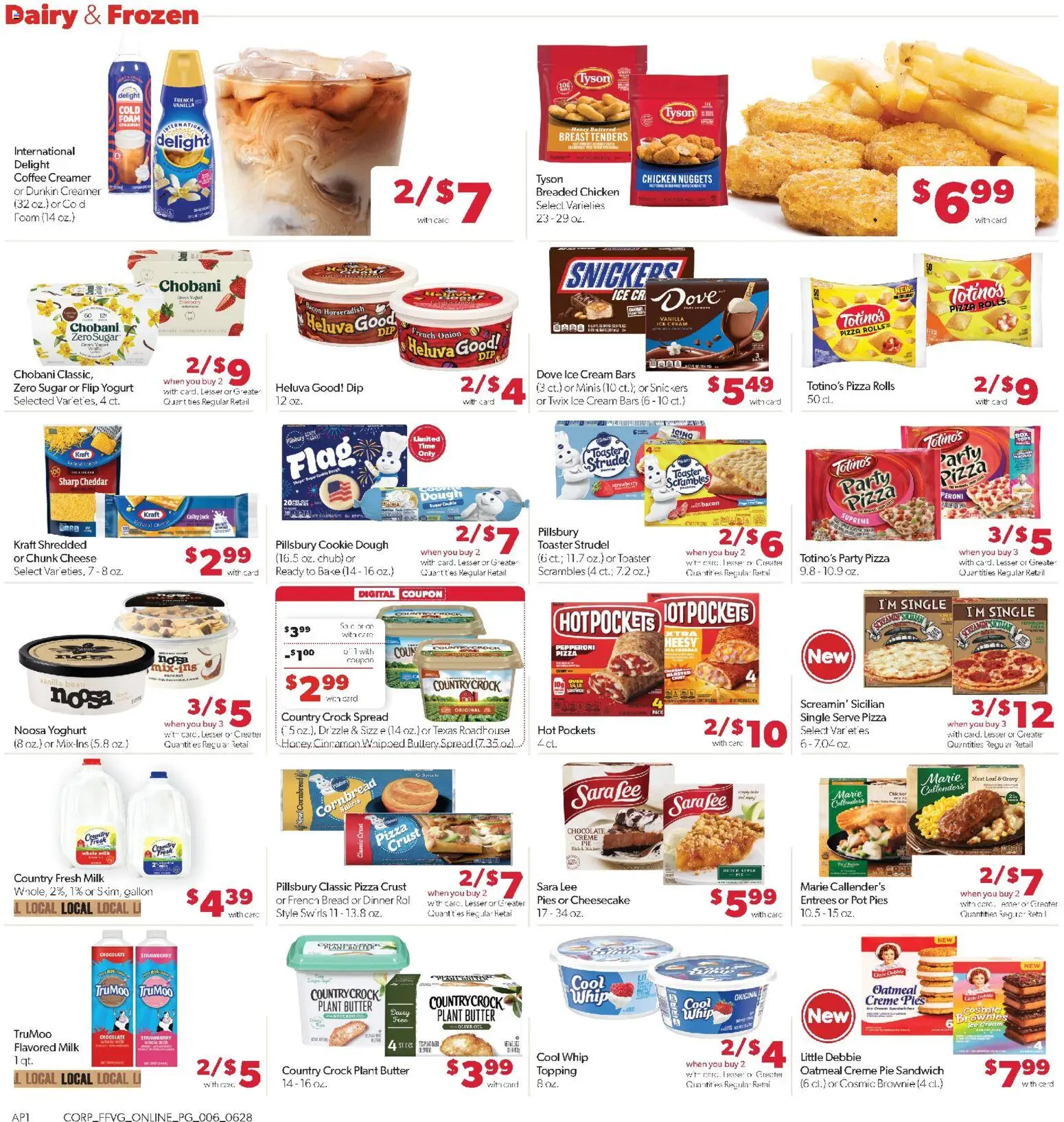 Family Fare Weekly Ad - MI - valid from 06/28/2026 | Page: 11 | Products: Butter, Cheese, Cream, Cheesecake