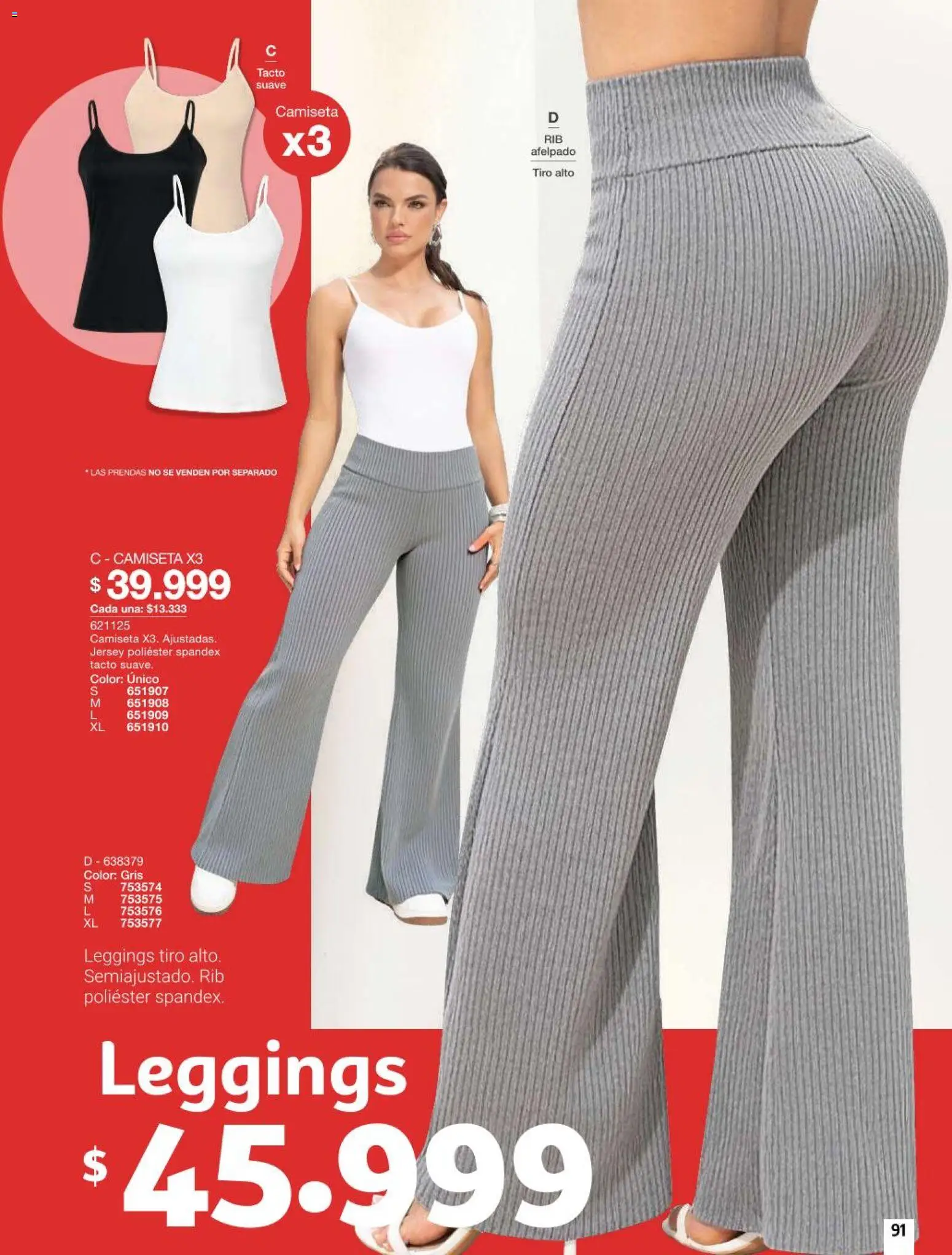 Carmel revista - valida desde el 11/08/2026 | Página: 91 | Productos: Leggings, Camiseta