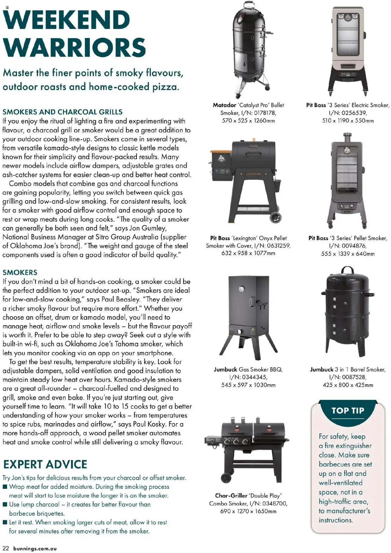 Bunnings Warehouse catalogue - valid from 25/08/2025 | Page: 22 | Products: Meat, Wood, Weight, Kettle