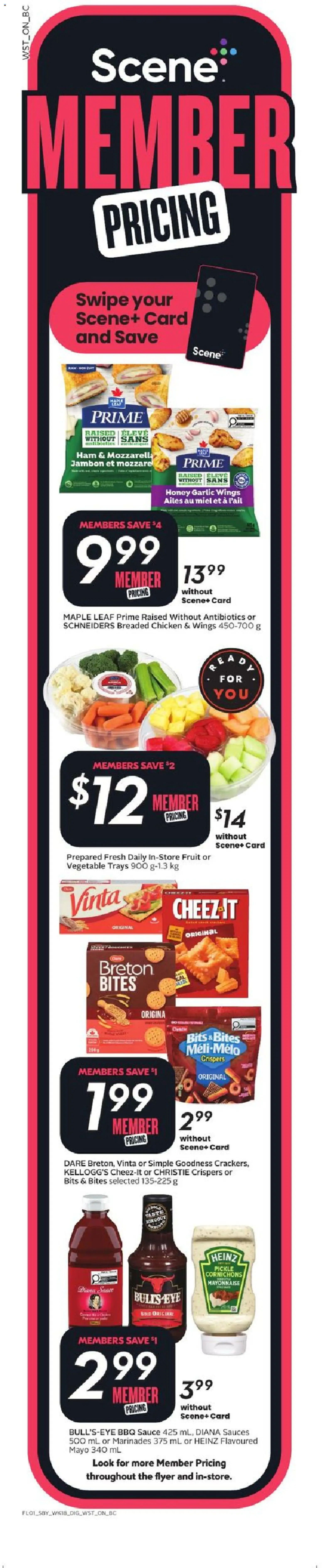 Safeway flyer valid from Aug 27, 2026 | Page: 2 | Products: Mozzarella, Garlic, Sauces, Chicken