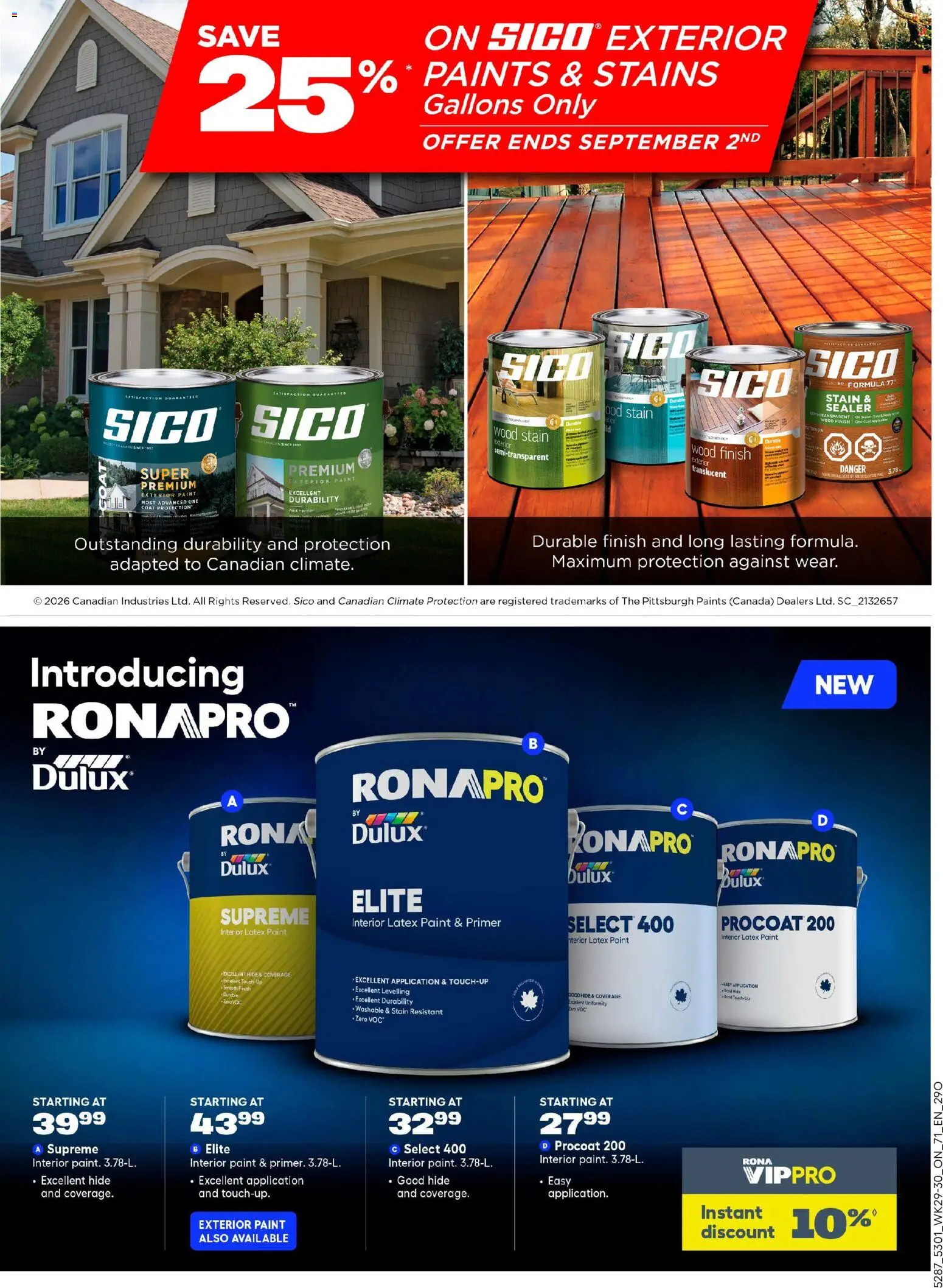 Rona flyer valid from Aug 13, 2026 | Page: 8 | Products: Coat