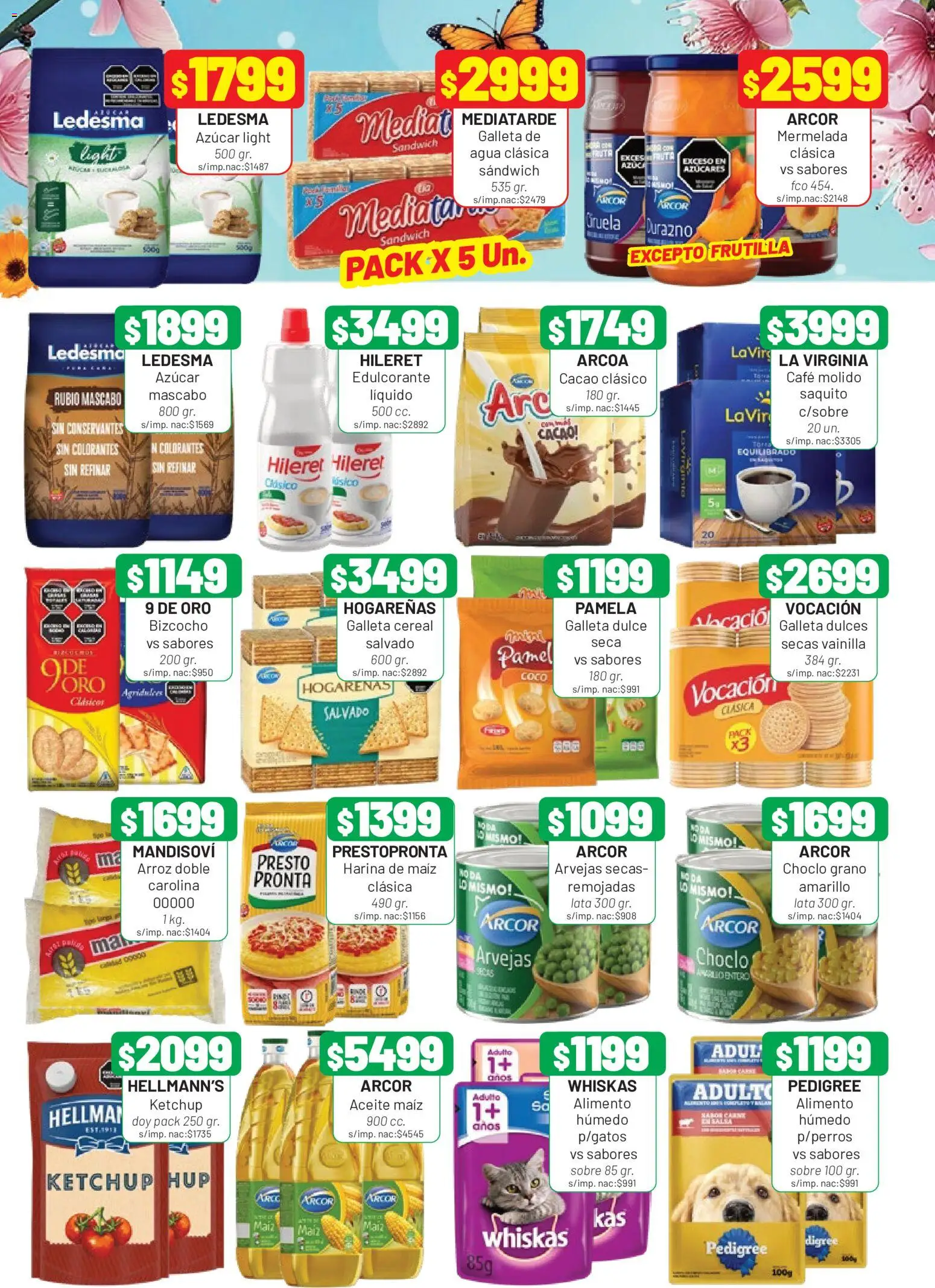 Almacor catálogo │ válido desde el 17/09/2026 | Página: 6 | Productos: Vainilla, Frutilla, Maiz, Café