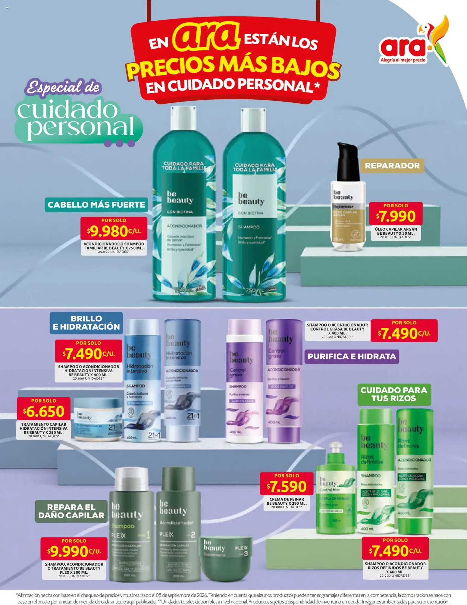 Ara revista - valida desde el 17/09/2026 | Página: 17 | Productos: Shampoo, Brillo, Acondicionador, Crema de peinar