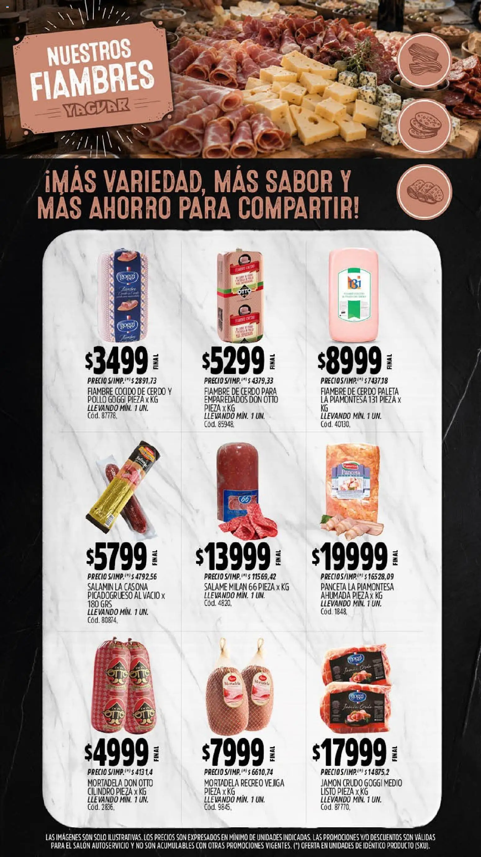 Yaguar - Oferta Semanal Santa Fé │ válido desde el 07/09/2026 | Página: 10 | Productos: Pollo, Panceta, Paleta, Jamón
