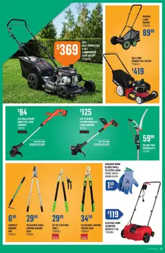Preview of Canac weekly flyer from shop Canac valid from Jul 2, 2026 | Page: 10 | Products: Gloves, Mower, Battery