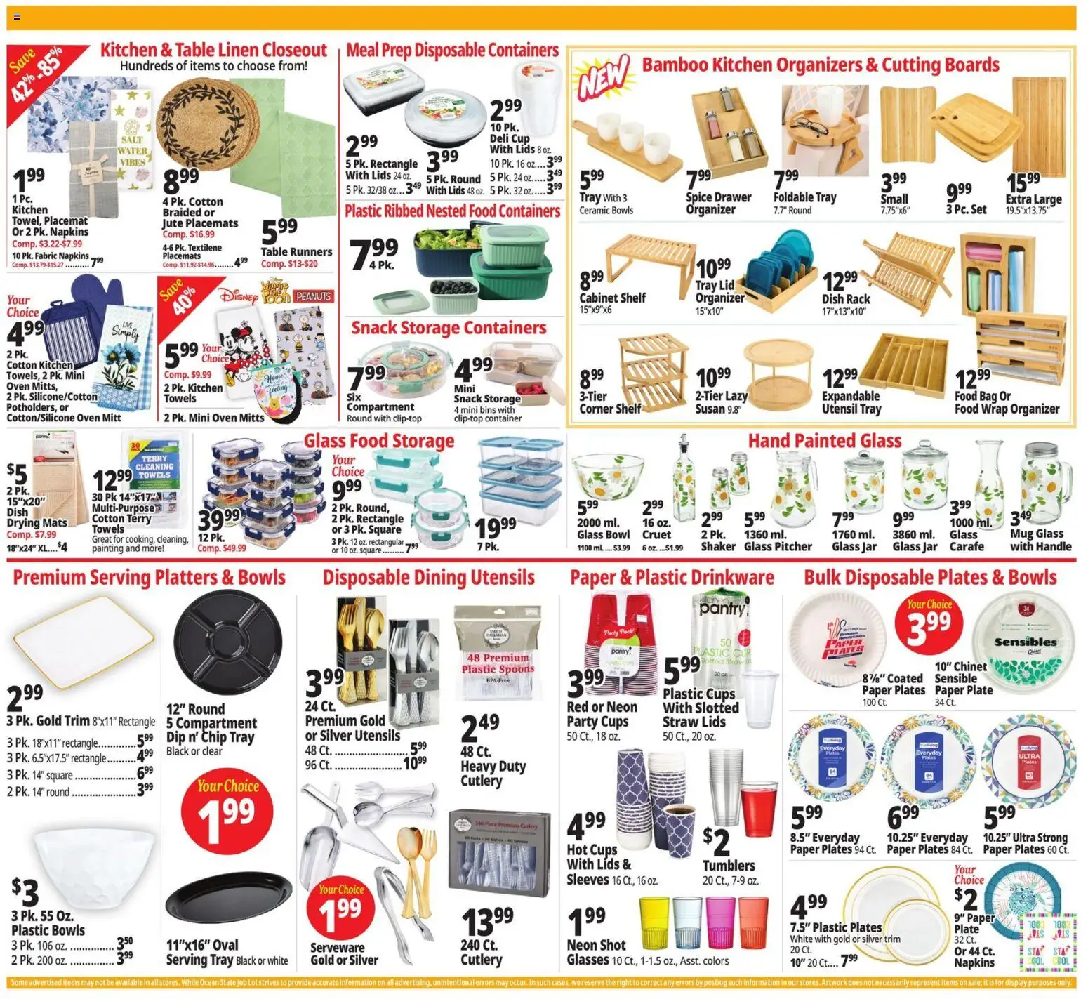 Ocean State Job Lot Weekly Ad - valid from 11.06.2026 | Page: 15 | Products: Shelf, Trim, Water, Glasses