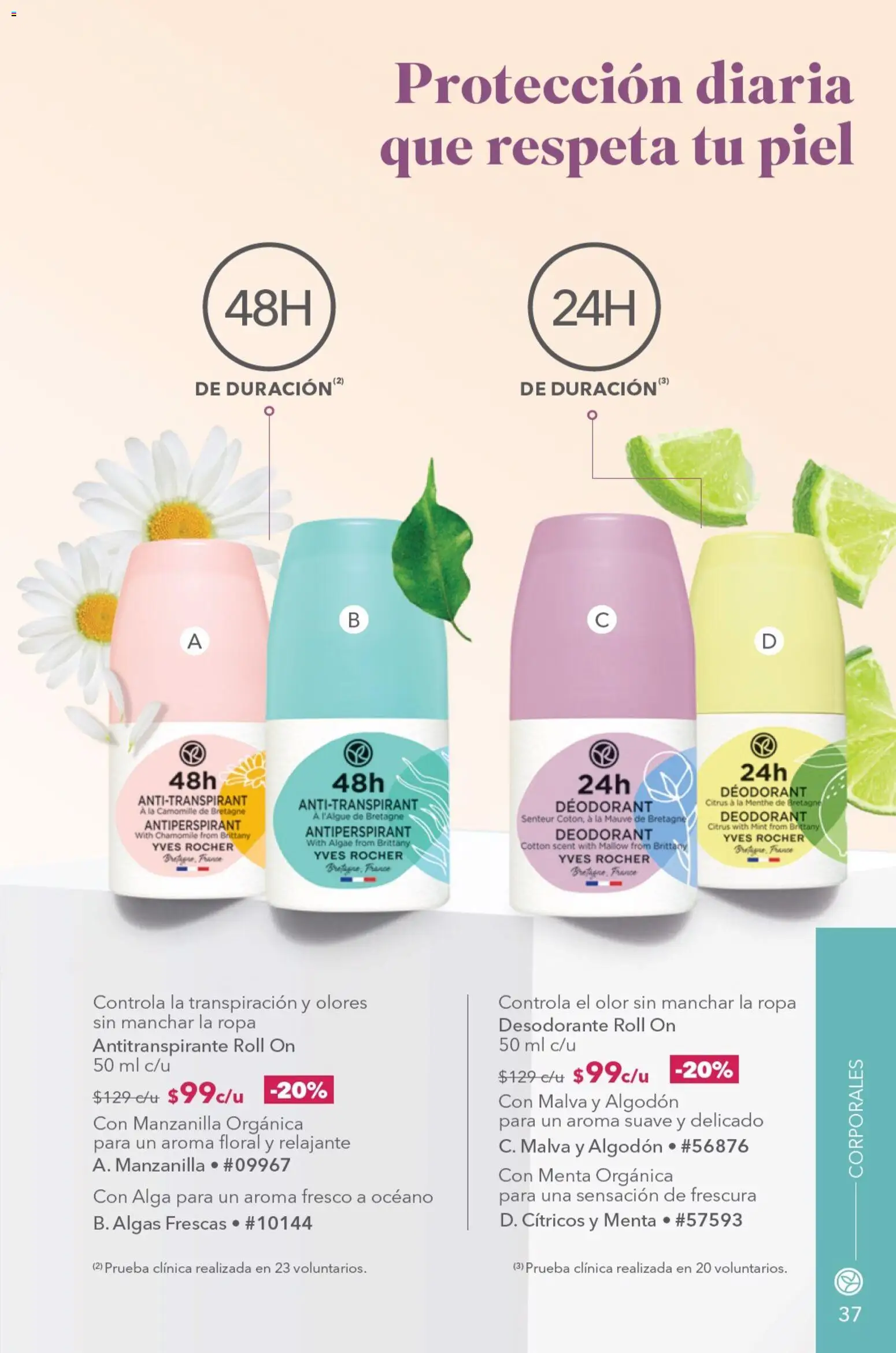 Nuevas ofertas de Yves Rocher válidas en toda la República Mexicana desde el 23.06.2026. ¡Encuentra las mejores ofertas en Yves Rocher campaña 9 2026! | Página: 39