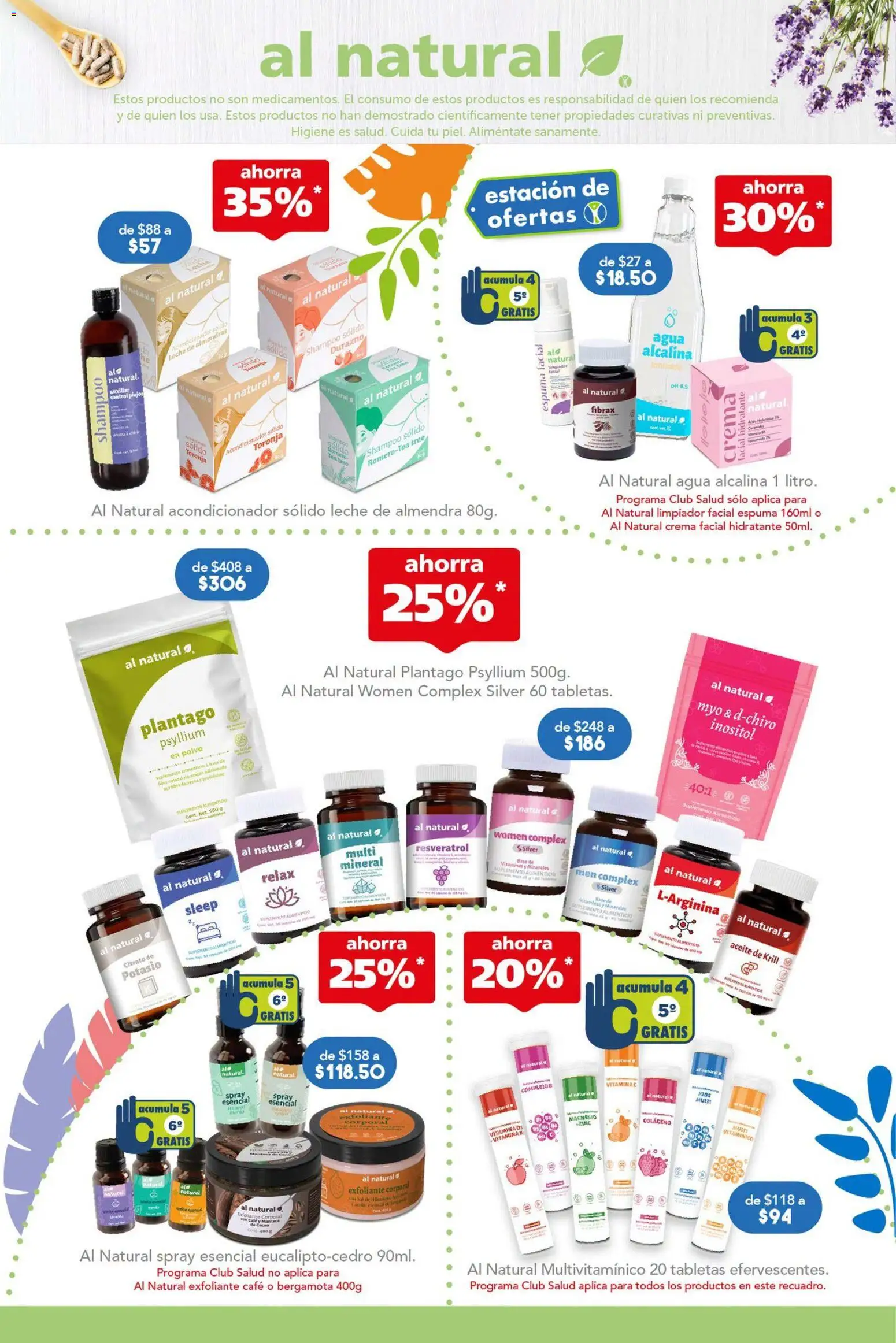 Nuevas ofertas de Farmacia San Pablo válidas en toda la República Mexicana desde el 28/06/2026. ¡Encuentra las mejores ofertas en Farmacia San Pablo catálogo! | Página: 9 | Productos: Toronja, Almendra, Espuma, Polvo