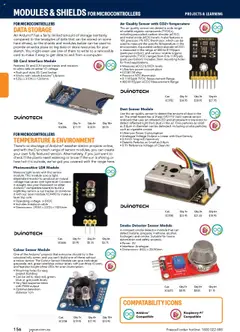 Preview of Jaycar Engineering & Scientific Catalogue 2025/2026  - valid from 09.07.2025 | Page: 156 | Products: Light, Raspberry, Weather station, Safe
