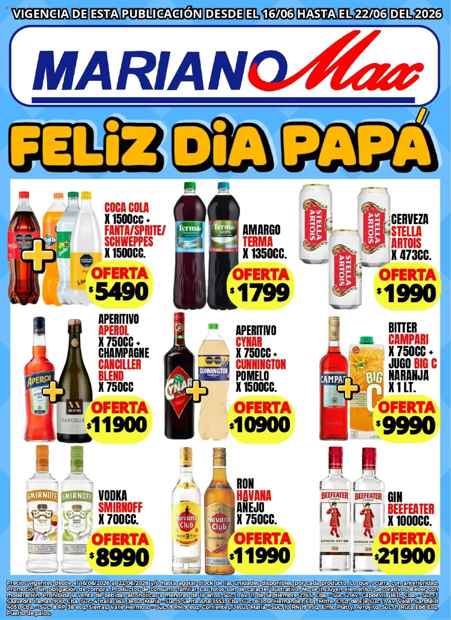 Mariano Max - Catálogo │ válido desde el 16.06.2026 | Página: 1 | Productos: Gin, Champagne, Pomelo, Cerveza