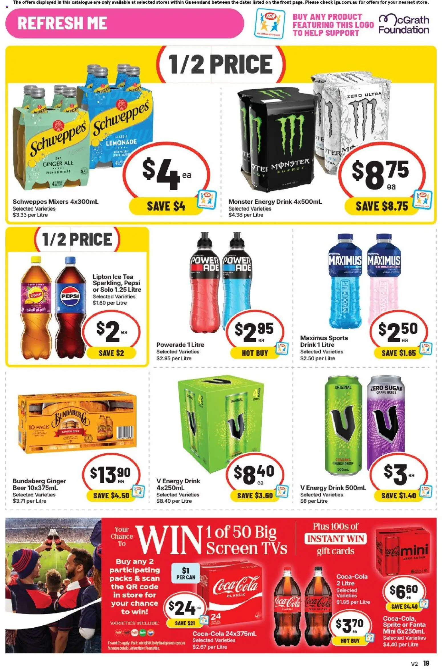 IGA catalogue - valid from 16/09/2026 | Page: 16 | Products: Ginger, Coca Cola, Sugar, Foundation