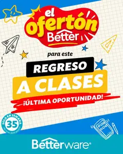 Vista previa de Betterware catálogo El Ofertón, nuevo folleto de la tienda, válido en México a partir del 24/08/2026