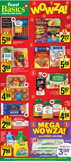 Preview of Food Basics weekly flyer / circulaire from shop Food Basics valid from 04.06.2026
