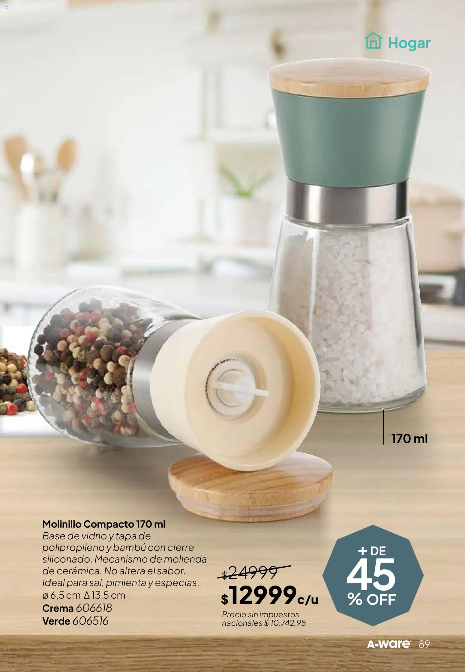 Tupperware Folleto │ válido desde el 10.04.2026 | Página: 90 | Productos: Pimienta, Molinillo, Crema