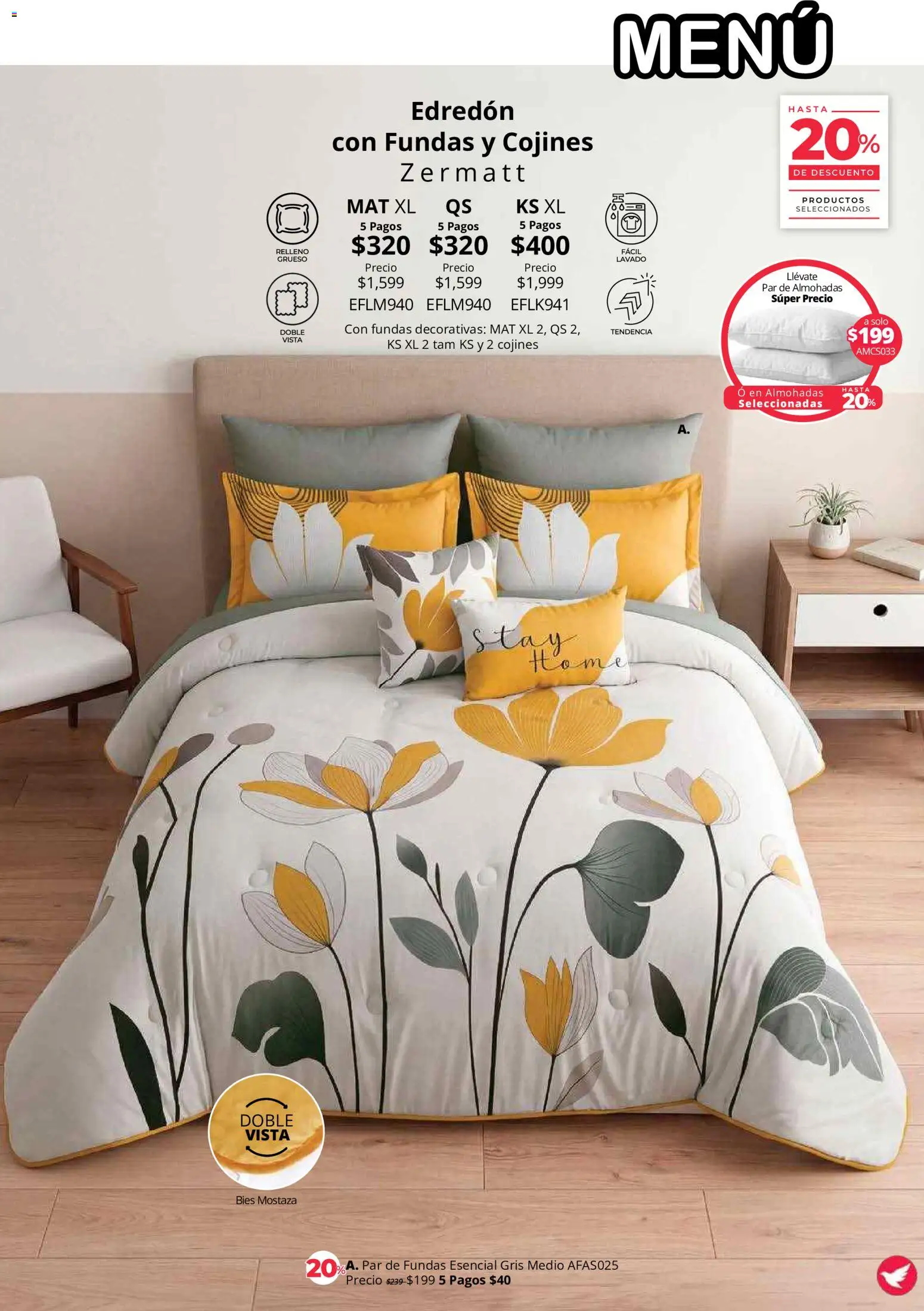 Nuevas ofertas de Colchas Concord válidas en toda la República Mexicana desde el 01/08/2026. ¡Encuentra las mejores ofertas en Colchas Concord catálogo! | Página: 18 | Productos: Mostaza